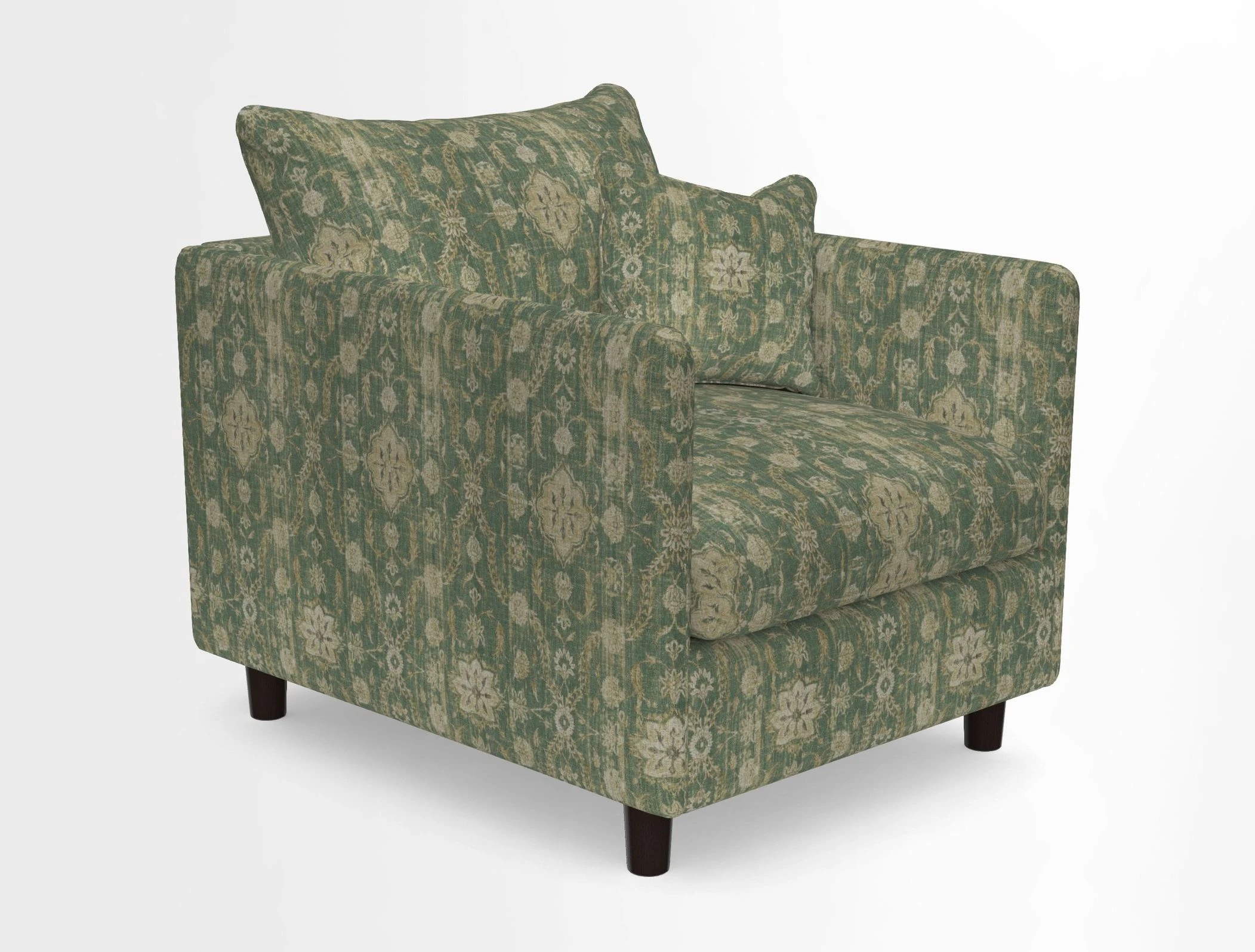 Madehurst Chair in Two Tone Plain Biscuit. Loose cover option available