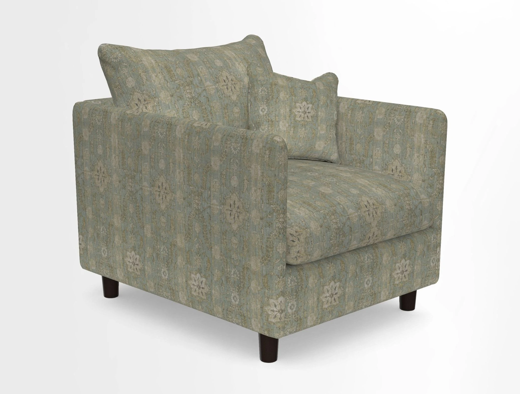 Madehurst Chair in Two Tone Plain Biscuit. Loose cover option available