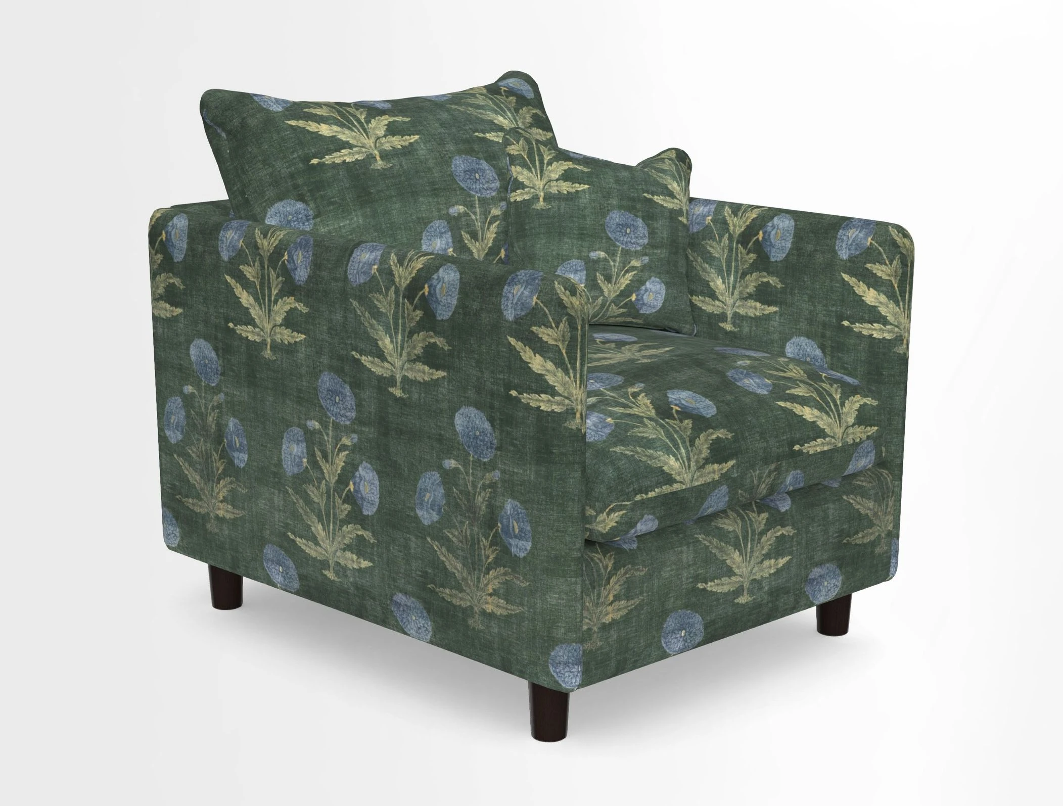 Madehurst Chair in Two Tone Plain Biscuit. Loose cover option available