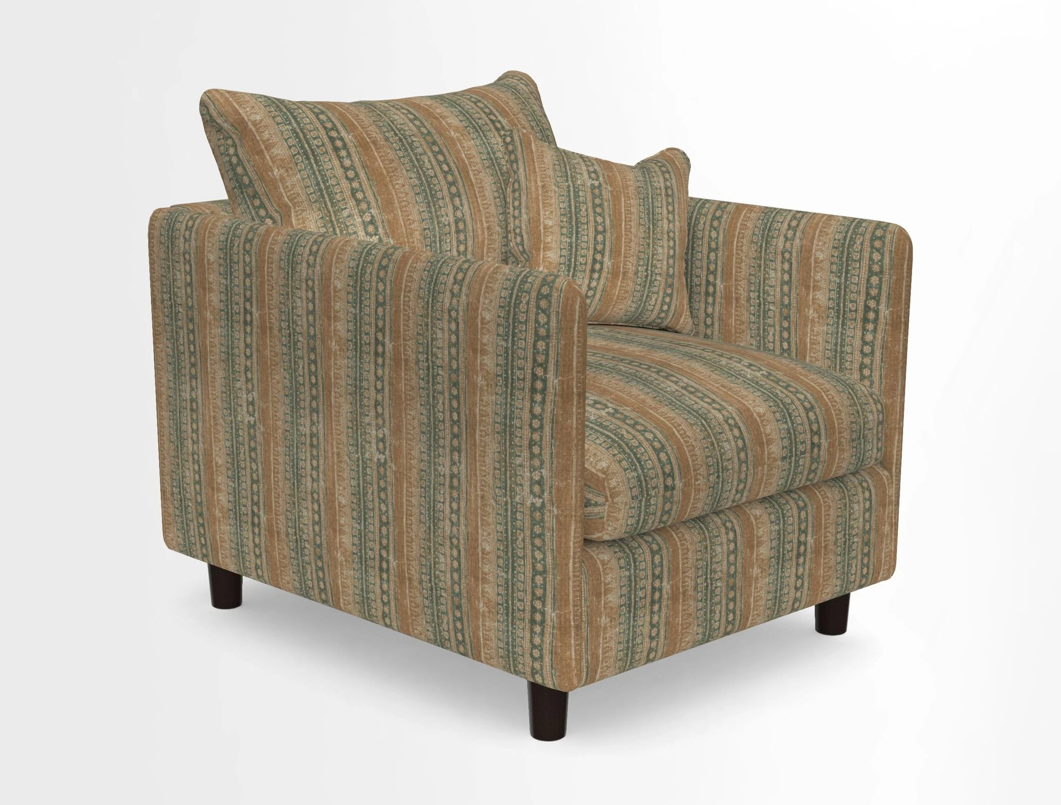 Madehurst Chair in Two Tone Plain Biscuit. Loose cover option available