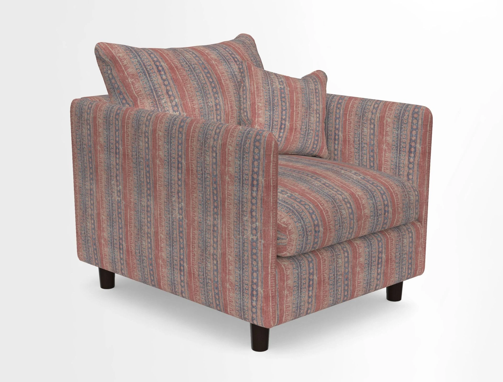 Madehurst Chair in Two Tone Plain Biscuit. Loose cover option available