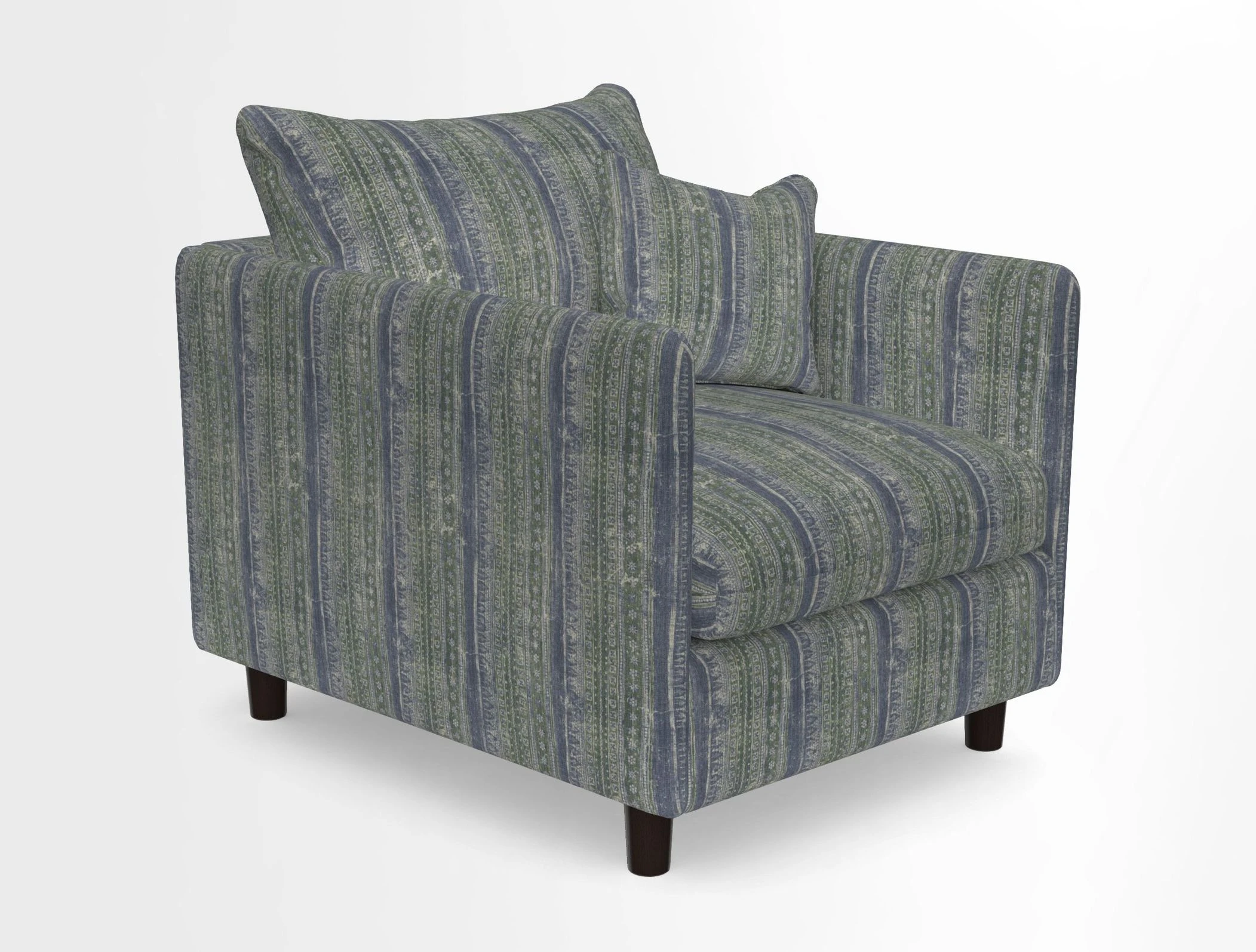 Madehurst Chair in Two Tone Plain Biscuit. Loose cover option available