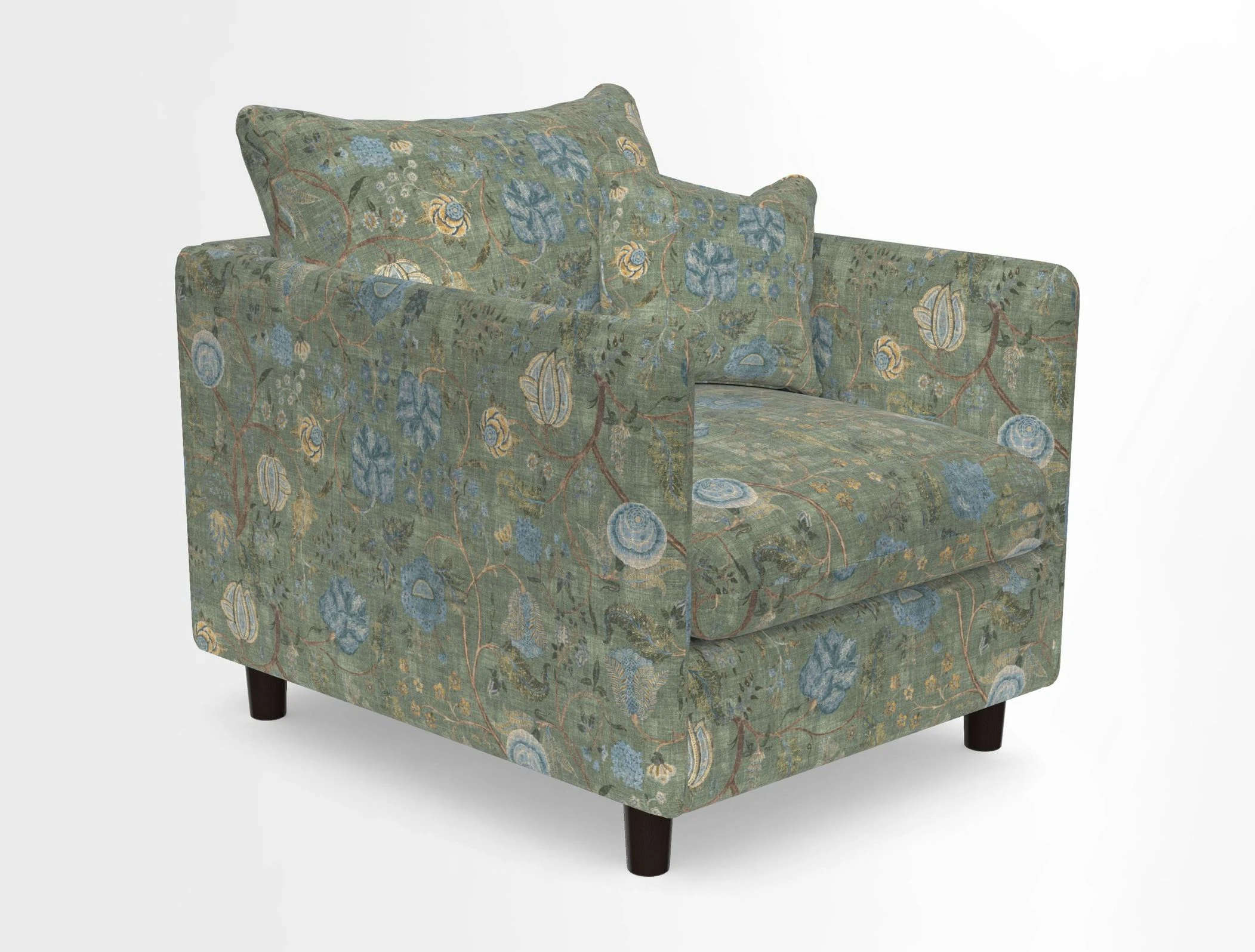 Madehurst Chair in Two Tone Plain Biscuit. Loose cover option available