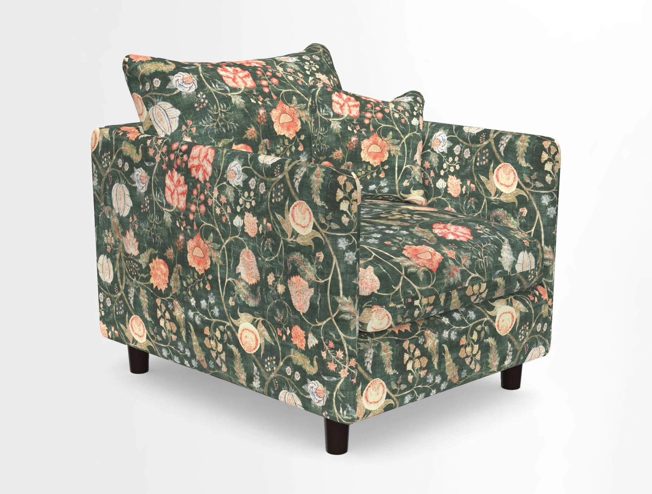Madehurst Chair in Two Tone Plain Biscuit. Loose cover option available