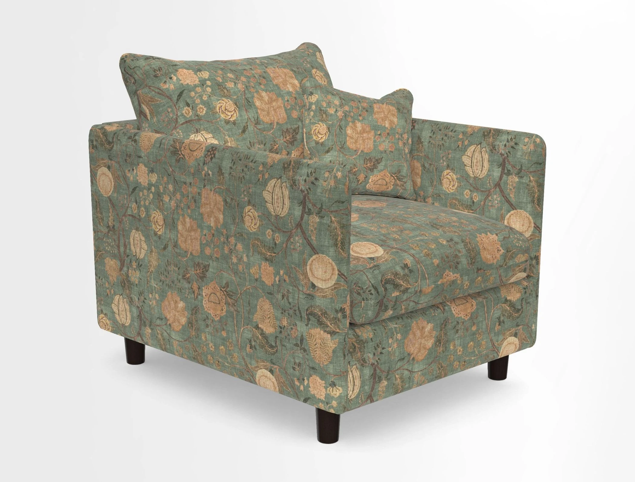 Madehurst Chair in Two Tone Plain Biscuit. Loose cover option available