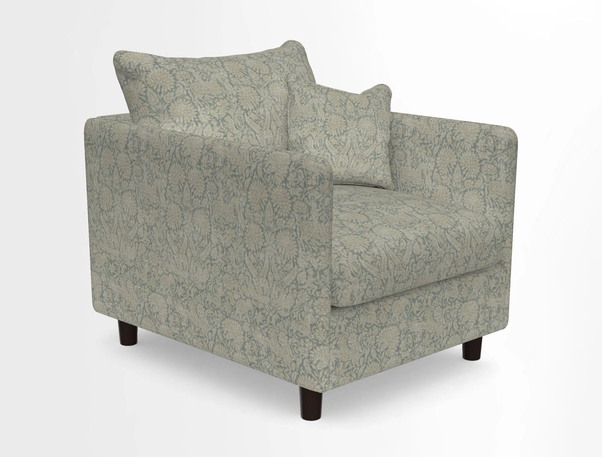 Madehurst Chair in Two Tone Plain Biscuit. Loose cover option available