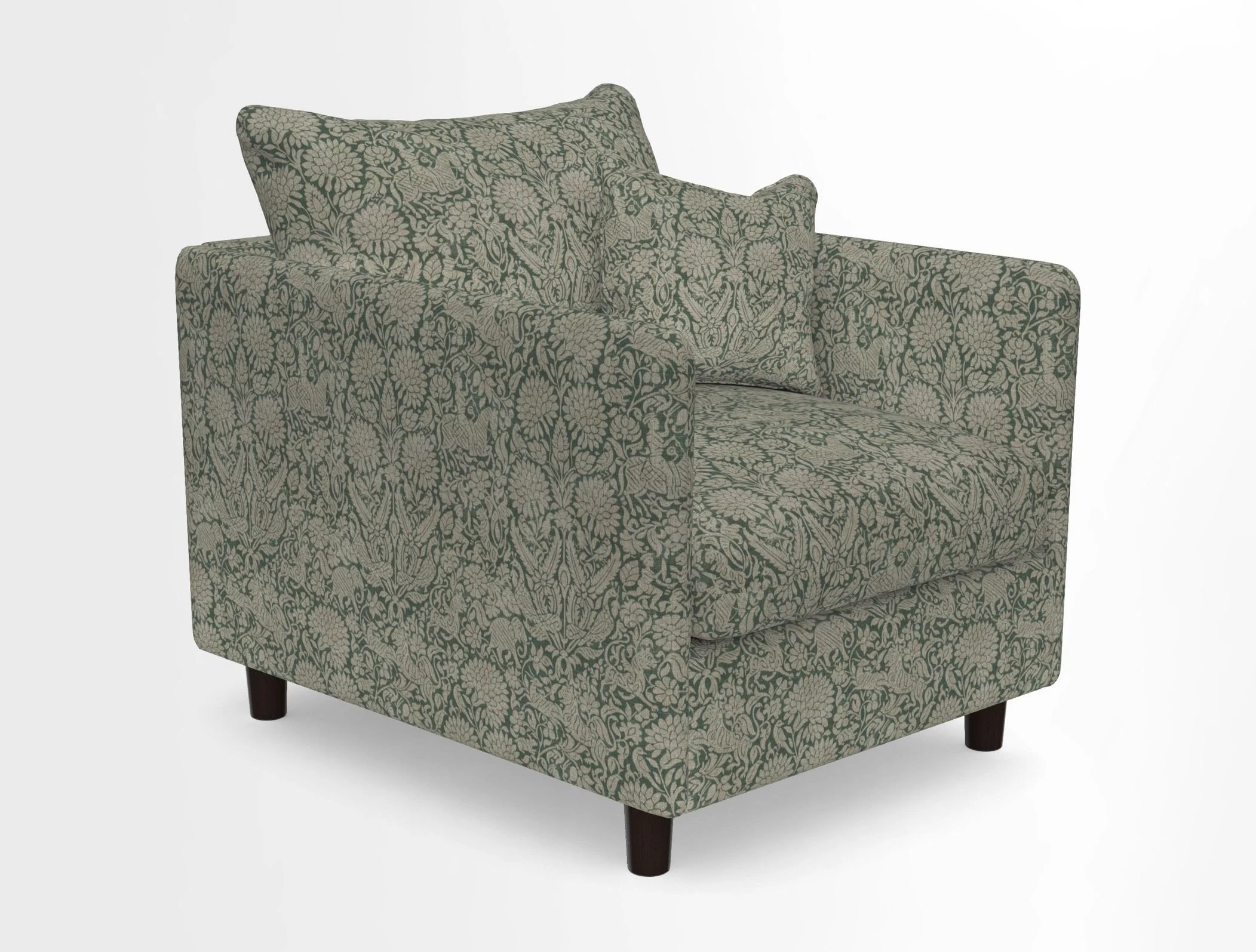 Madehurst Chair in Two Tone Plain Biscuit. Loose cover option available