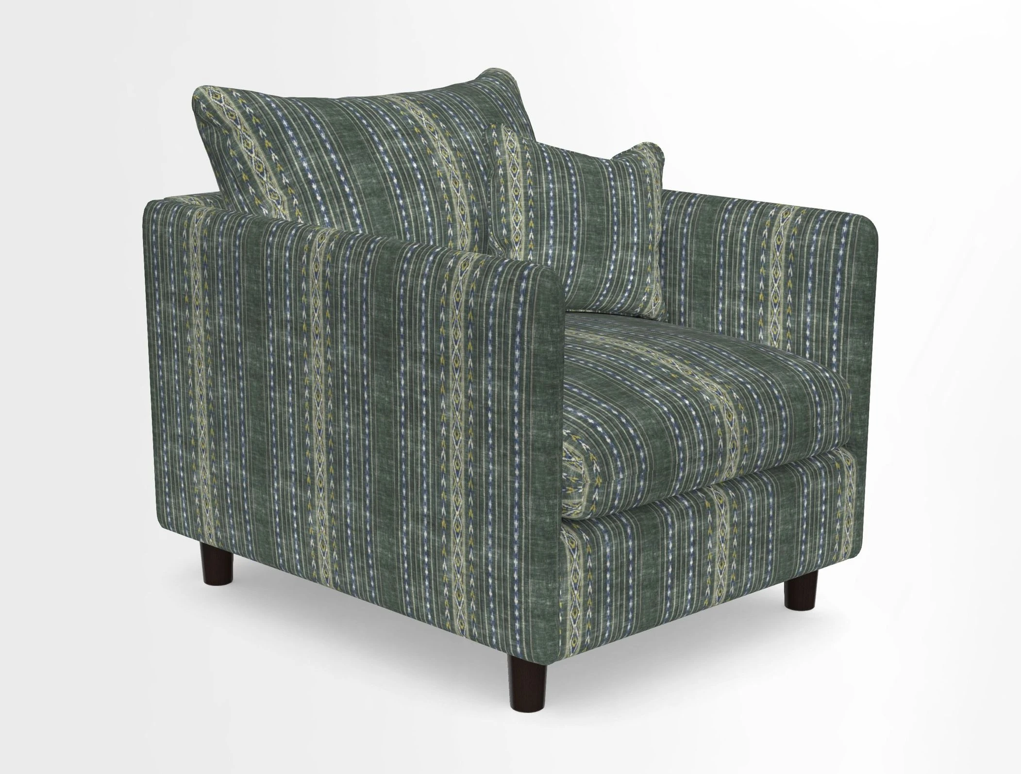 Madehurst Chair in Two Tone Plain Biscuit. Loose cover option available