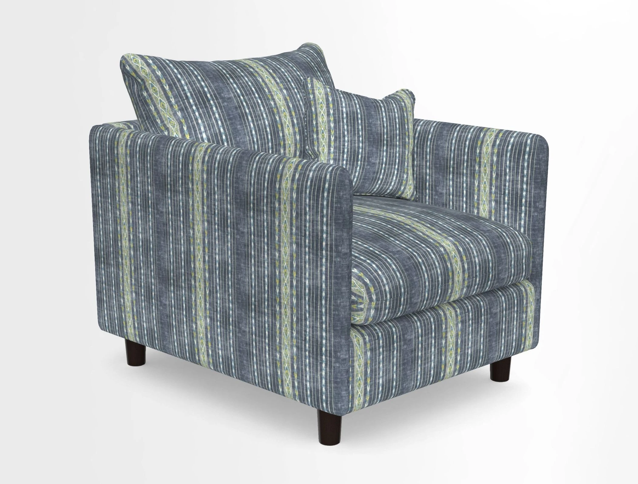Madehurst Chair in Two Tone Plain Biscuit. Loose cover option available