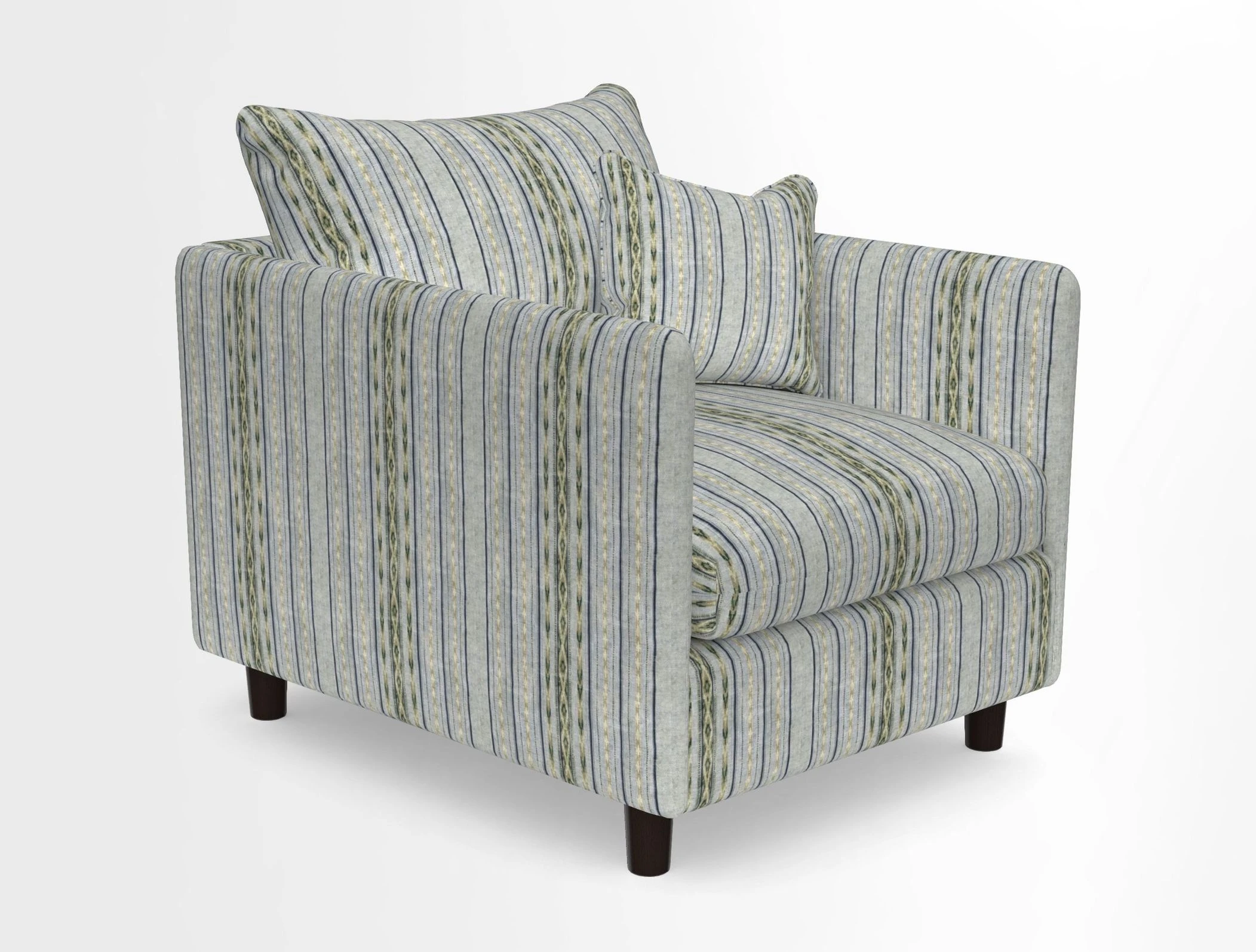 Madehurst Chair in Two Tone Plain Biscuit. Loose cover option available
