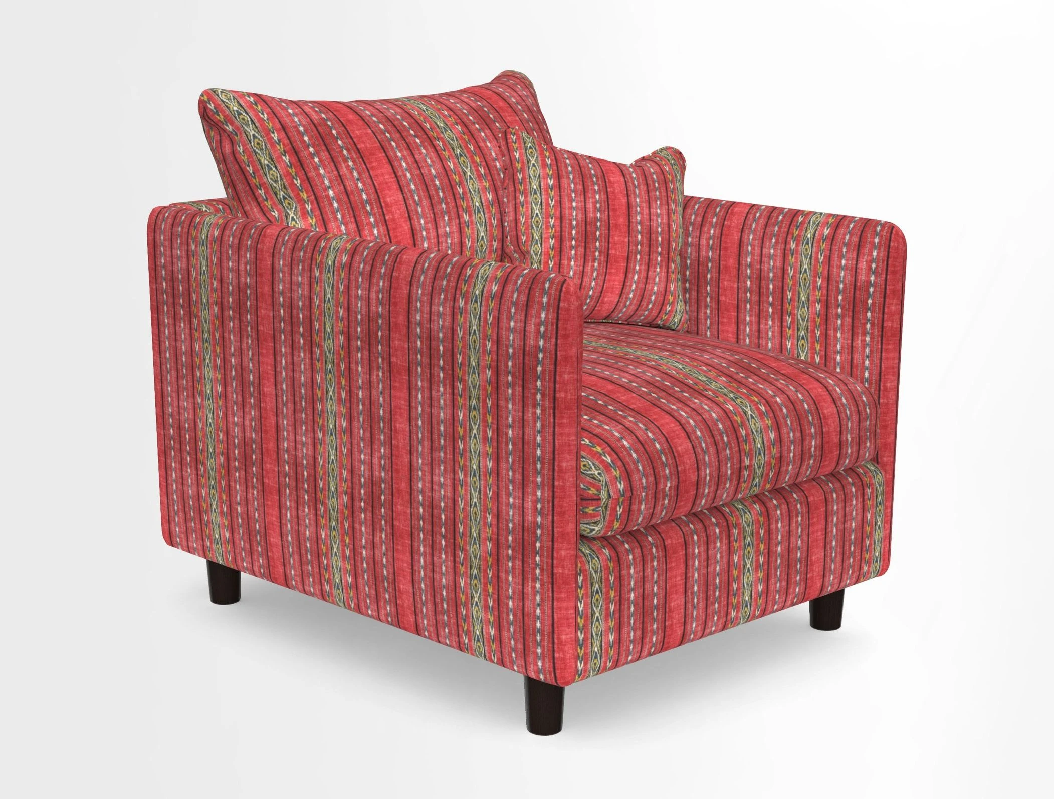 Madehurst Chair in Two Tone Plain Biscuit. Loose cover option available