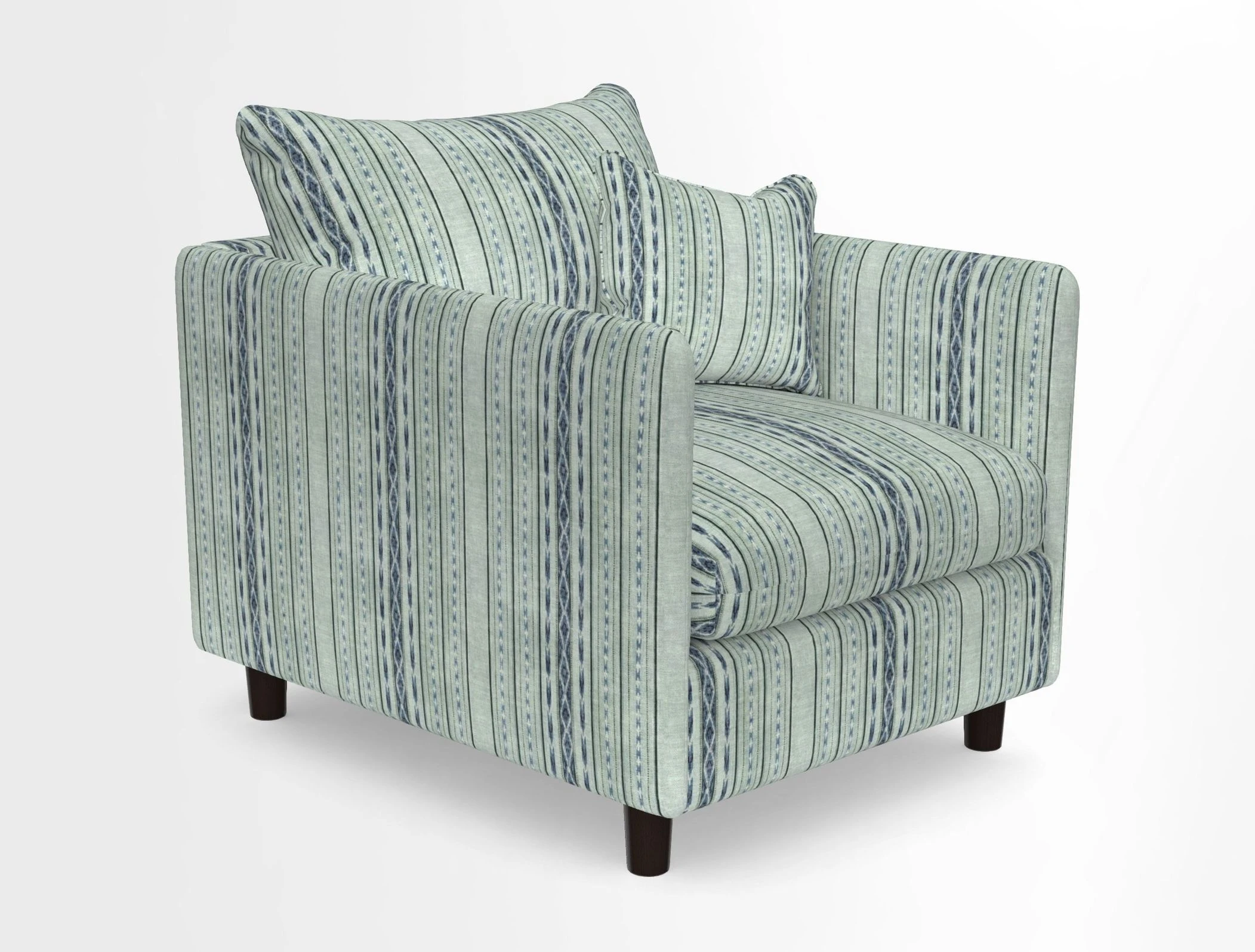 Madehurst Chair in Two Tone Plain Biscuit. Loose cover option available
