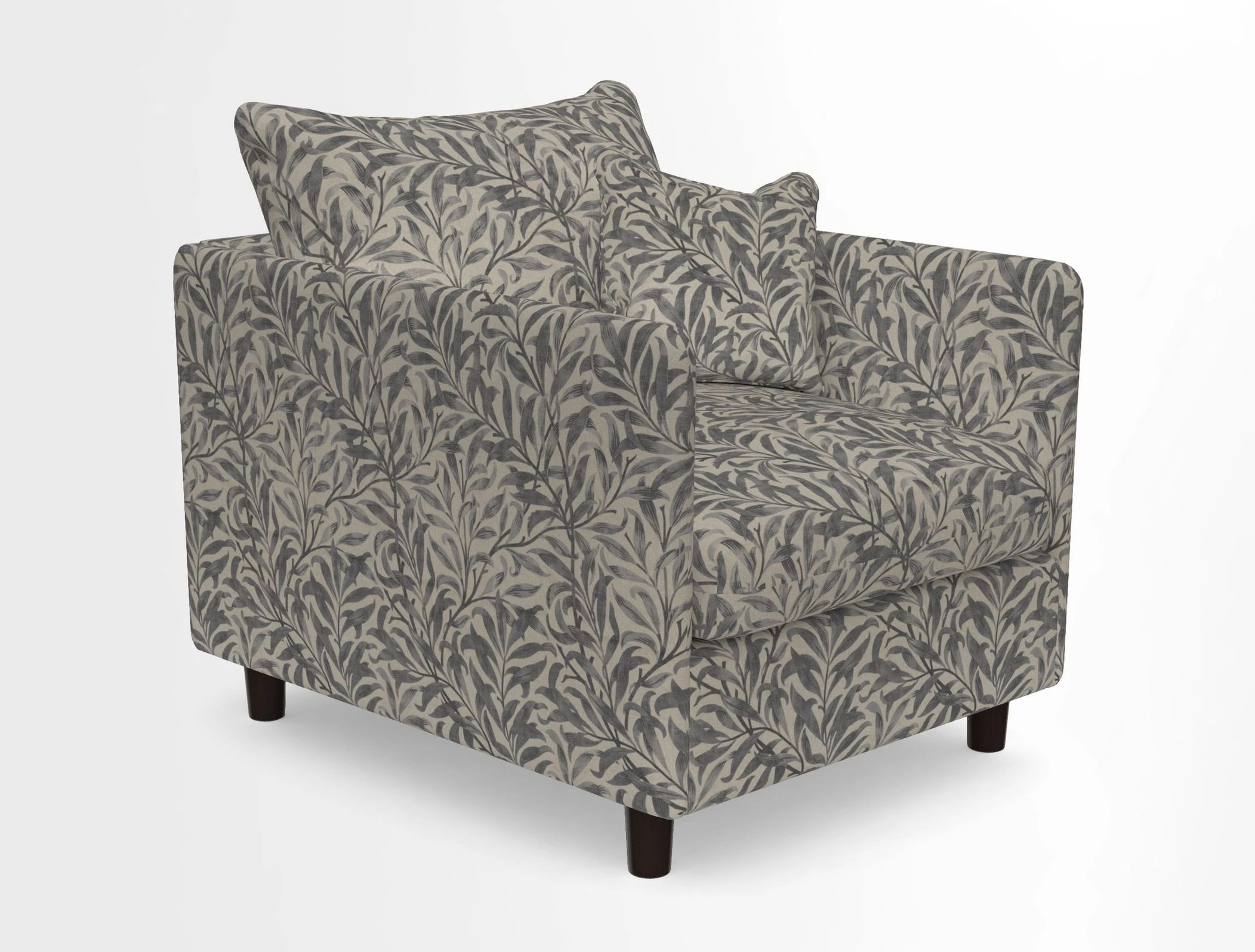 Madehurst Chair in Two Tone Plain Biscuit. Loose cover option available