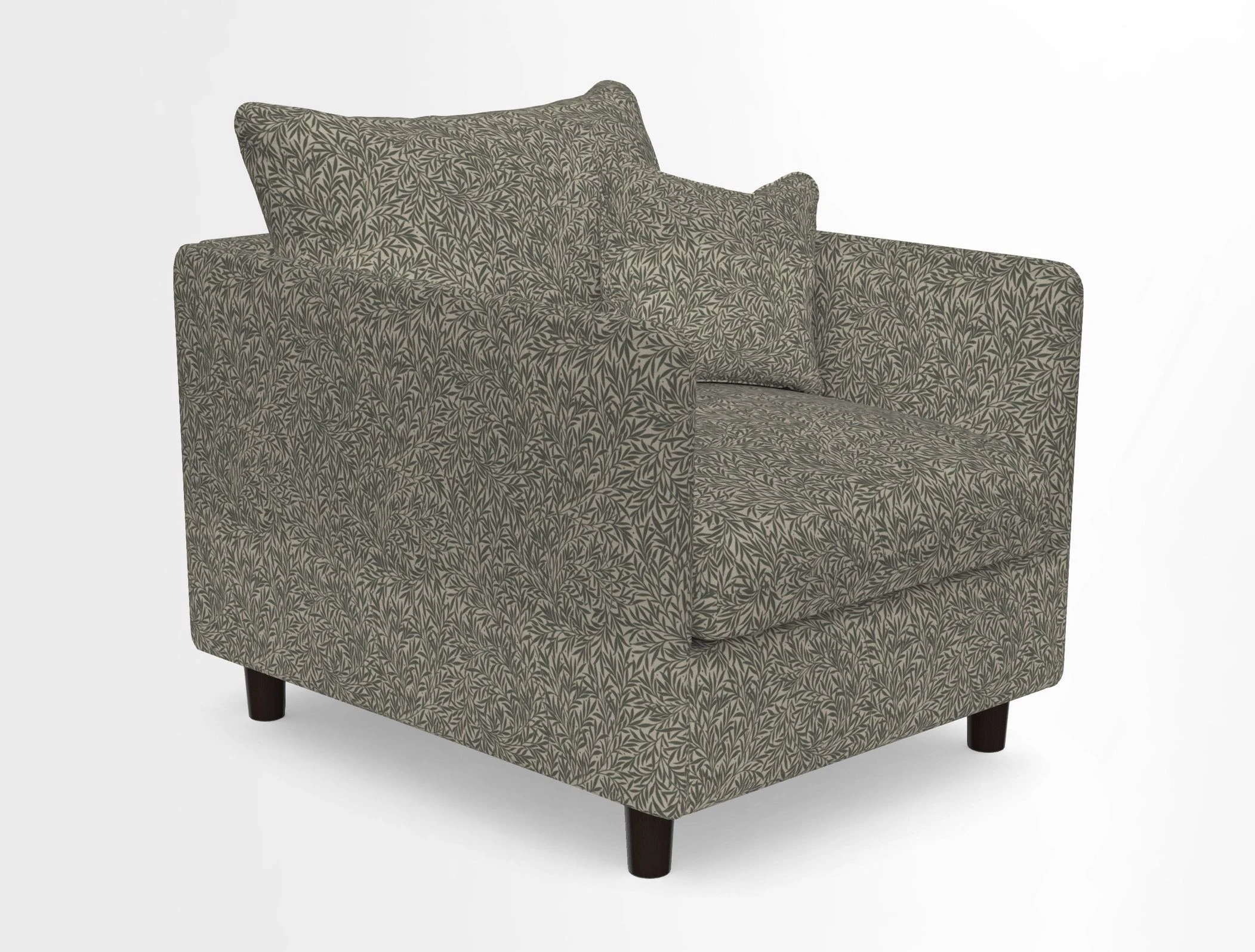 Madehurst Chair in Two Tone Plain Biscuit. Loose cover option available