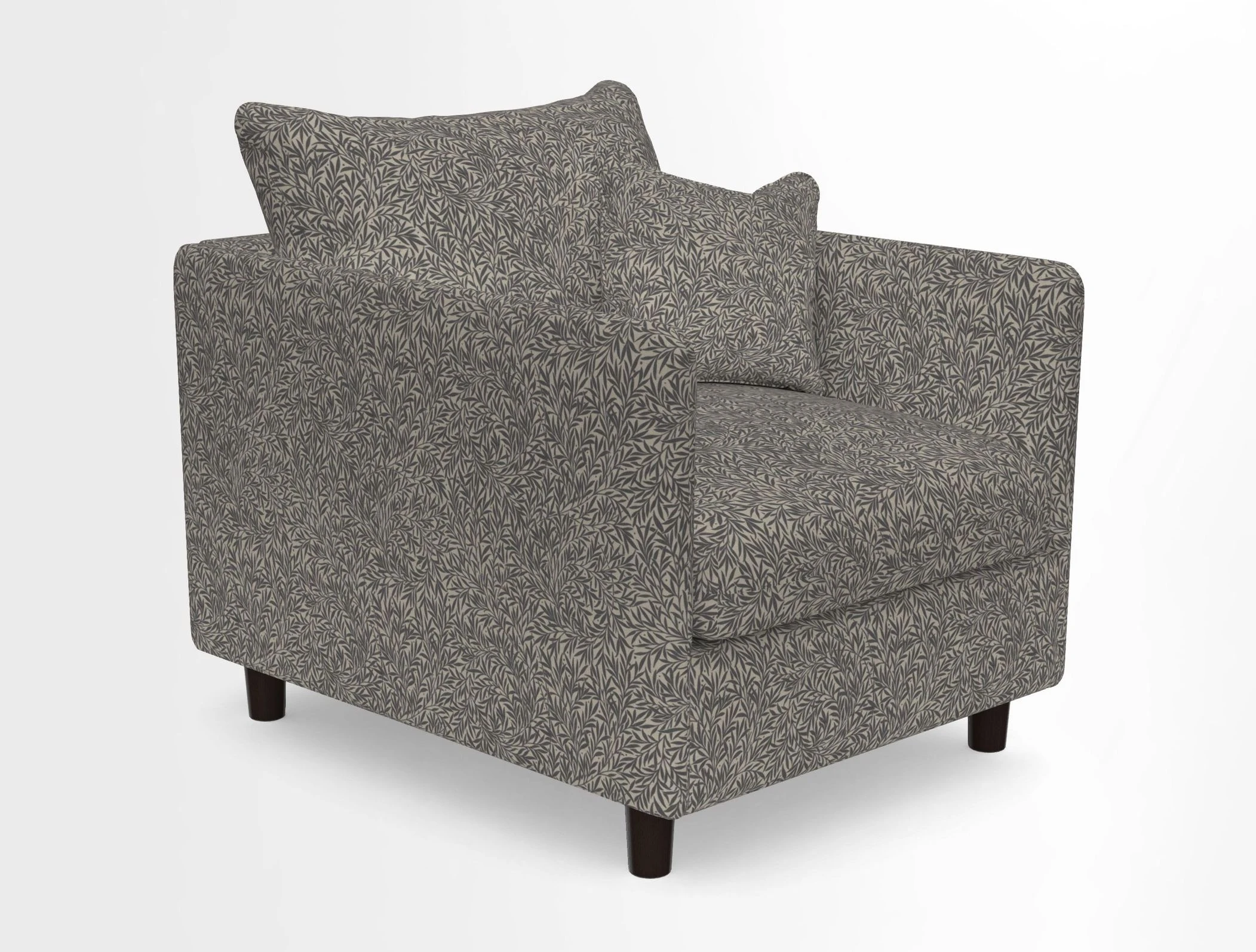 Madehurst Chair in Two Tone Plain Biscuit. Loose cover option available
