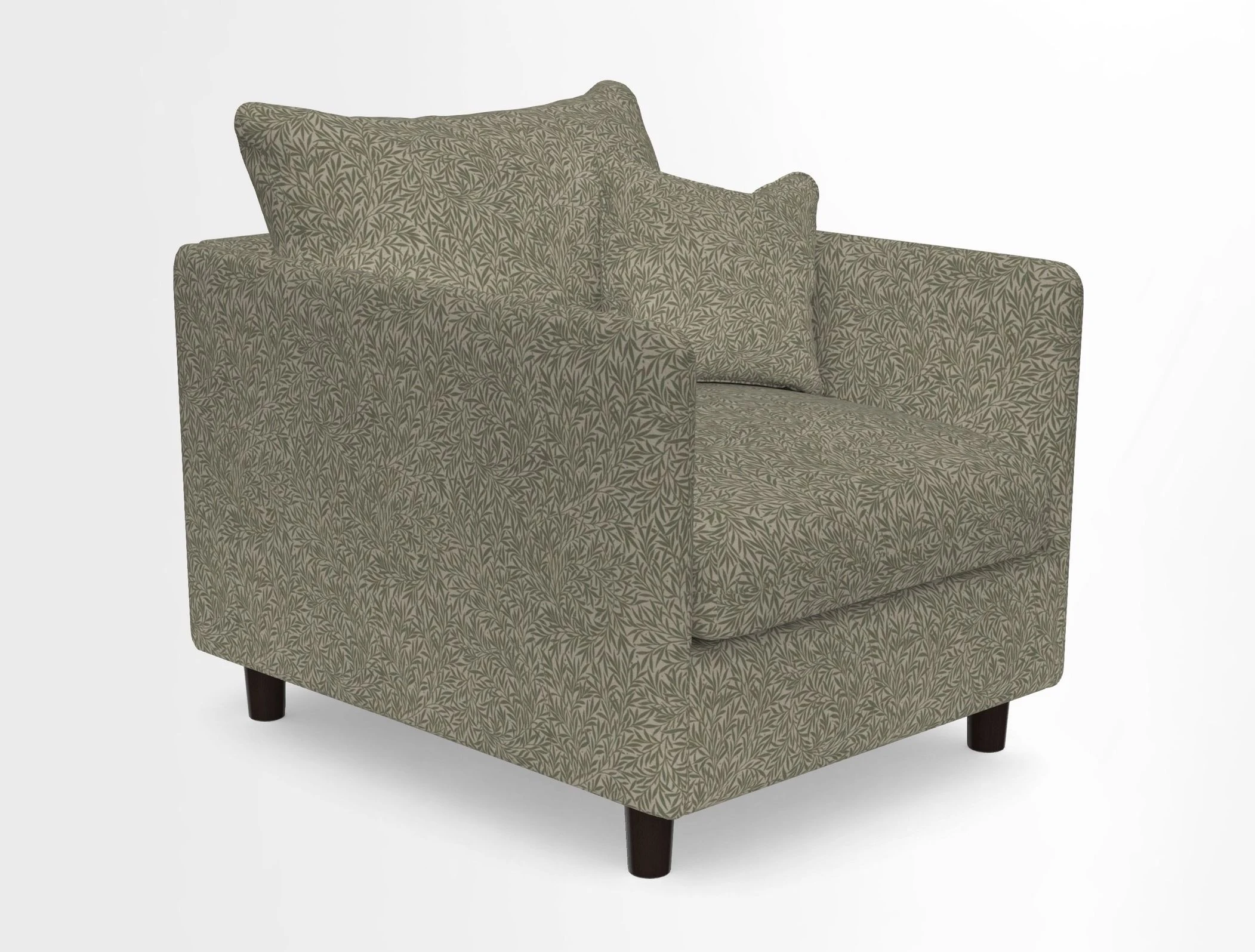 Madehurst Chair in Two Tone Plain Biscuit. Loose cover option available