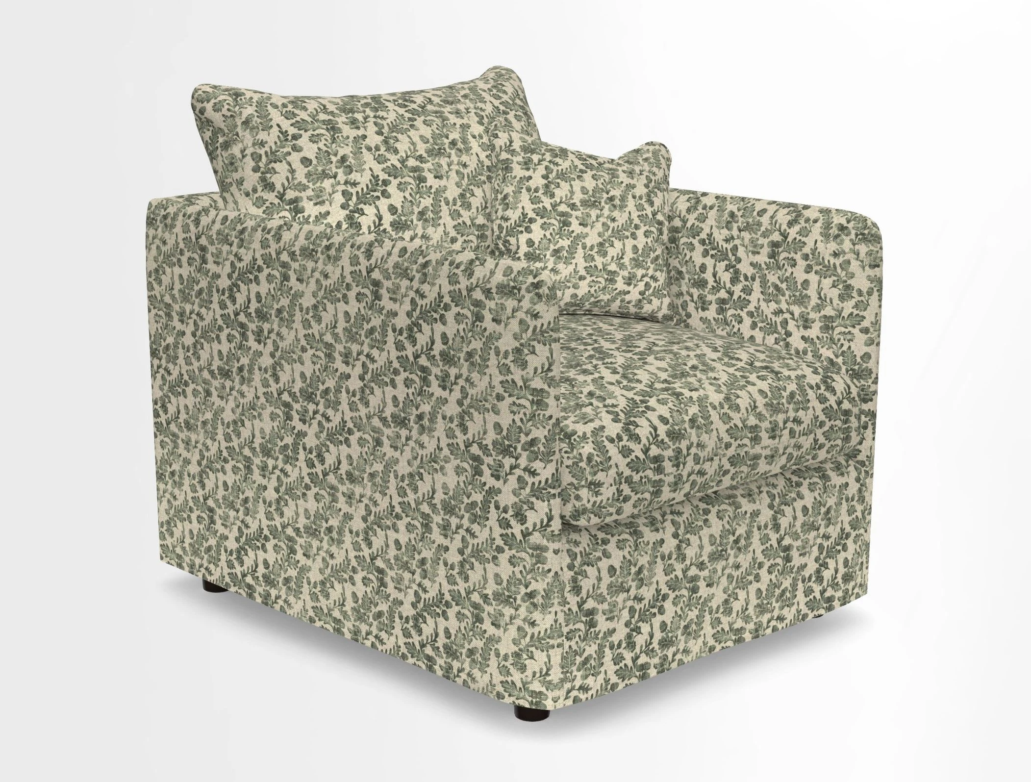 Madehurst Chair in Two Tone Plain Biscuit. Loose cover option available