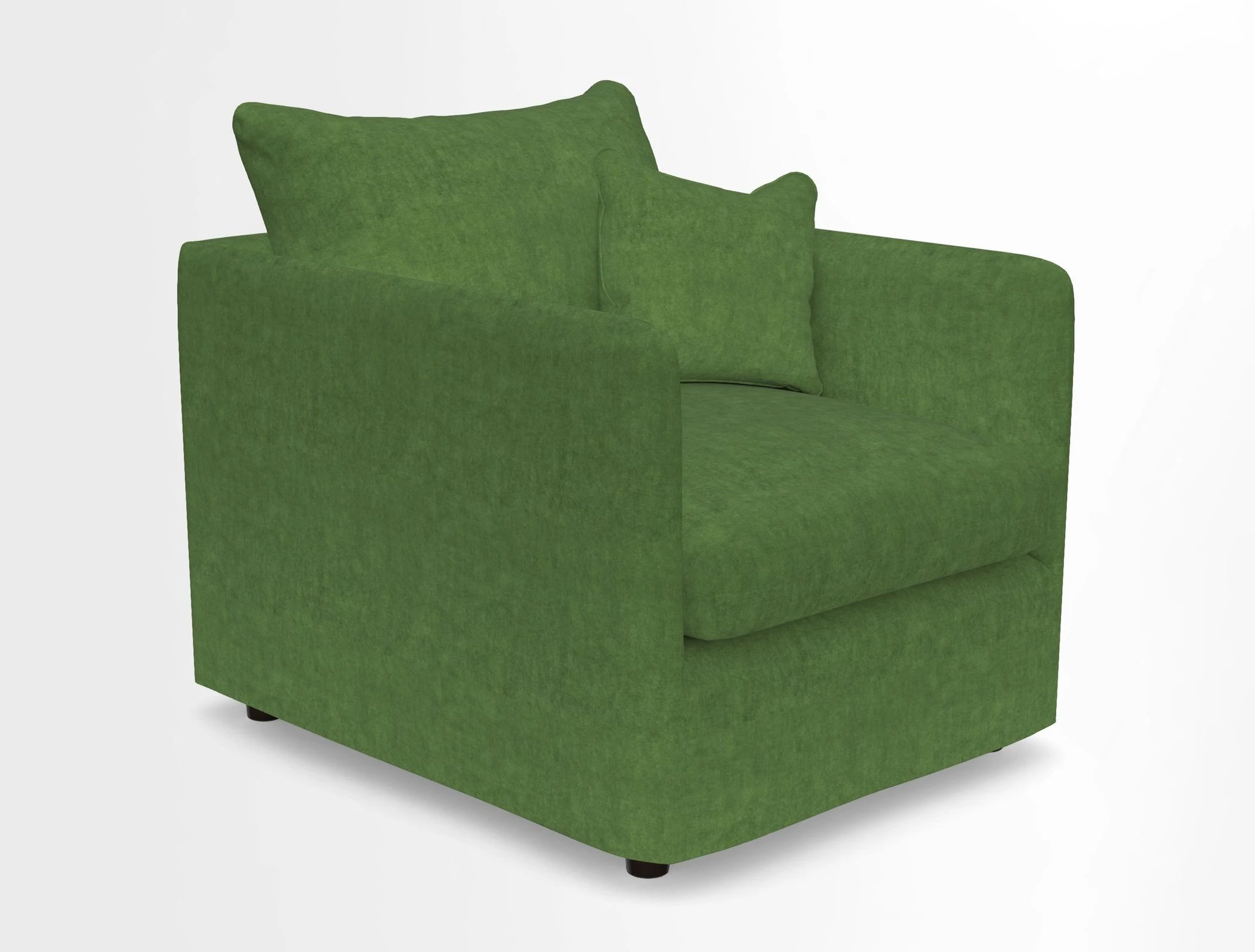 Madehurst Chair in Two Tone Plain Biscuit. Loose cover option available