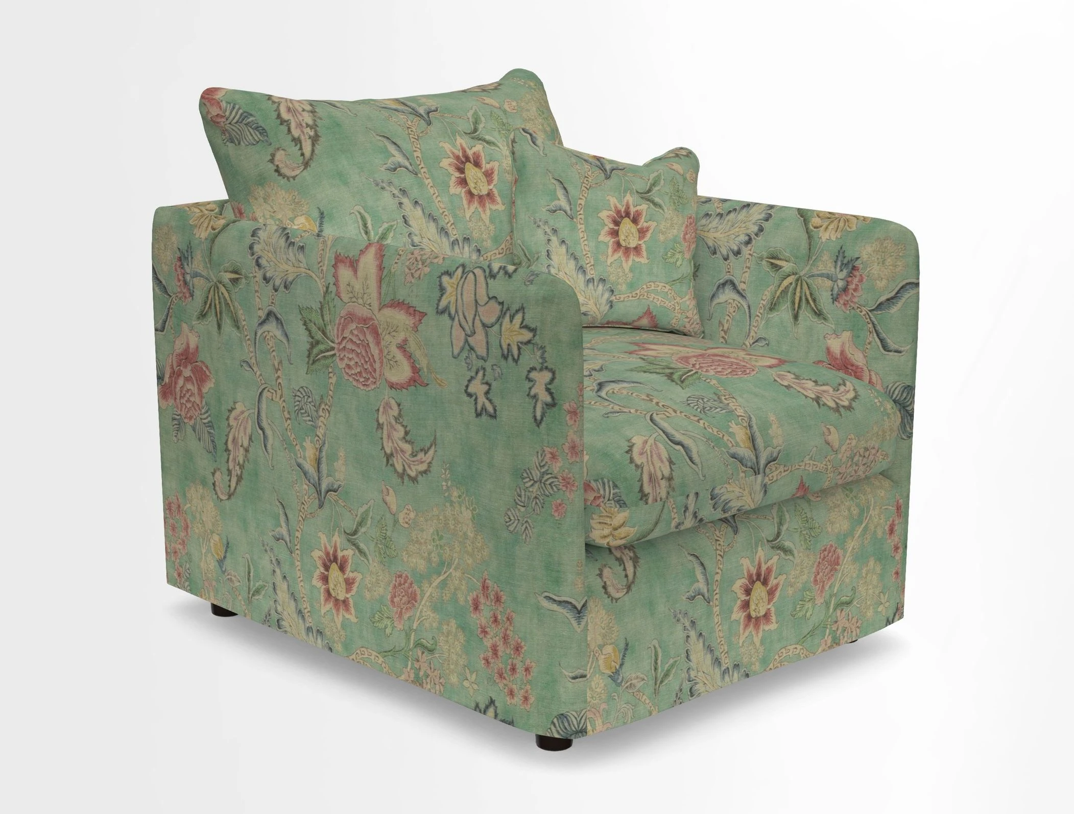 Madehurst Chair in Two Tone Plain Biscuit. Loose cover option available