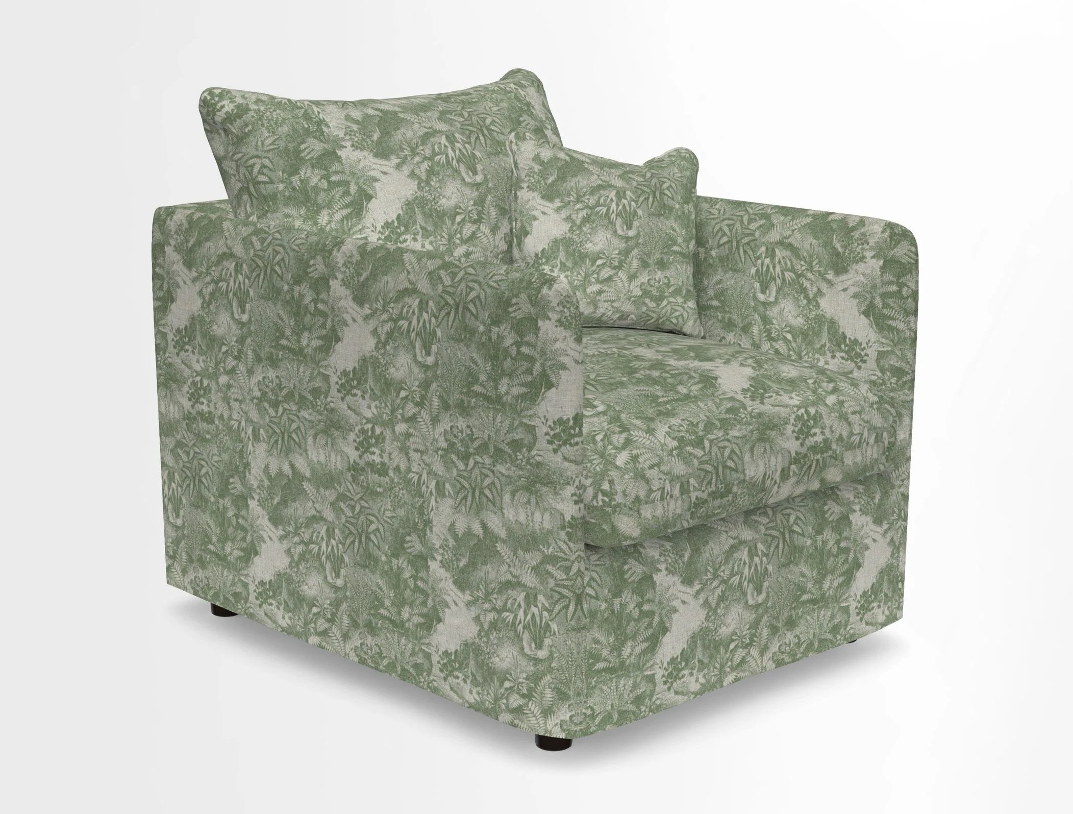 Madehurst Chair in Two Tone Plain Biscuit. Loose cover option available
