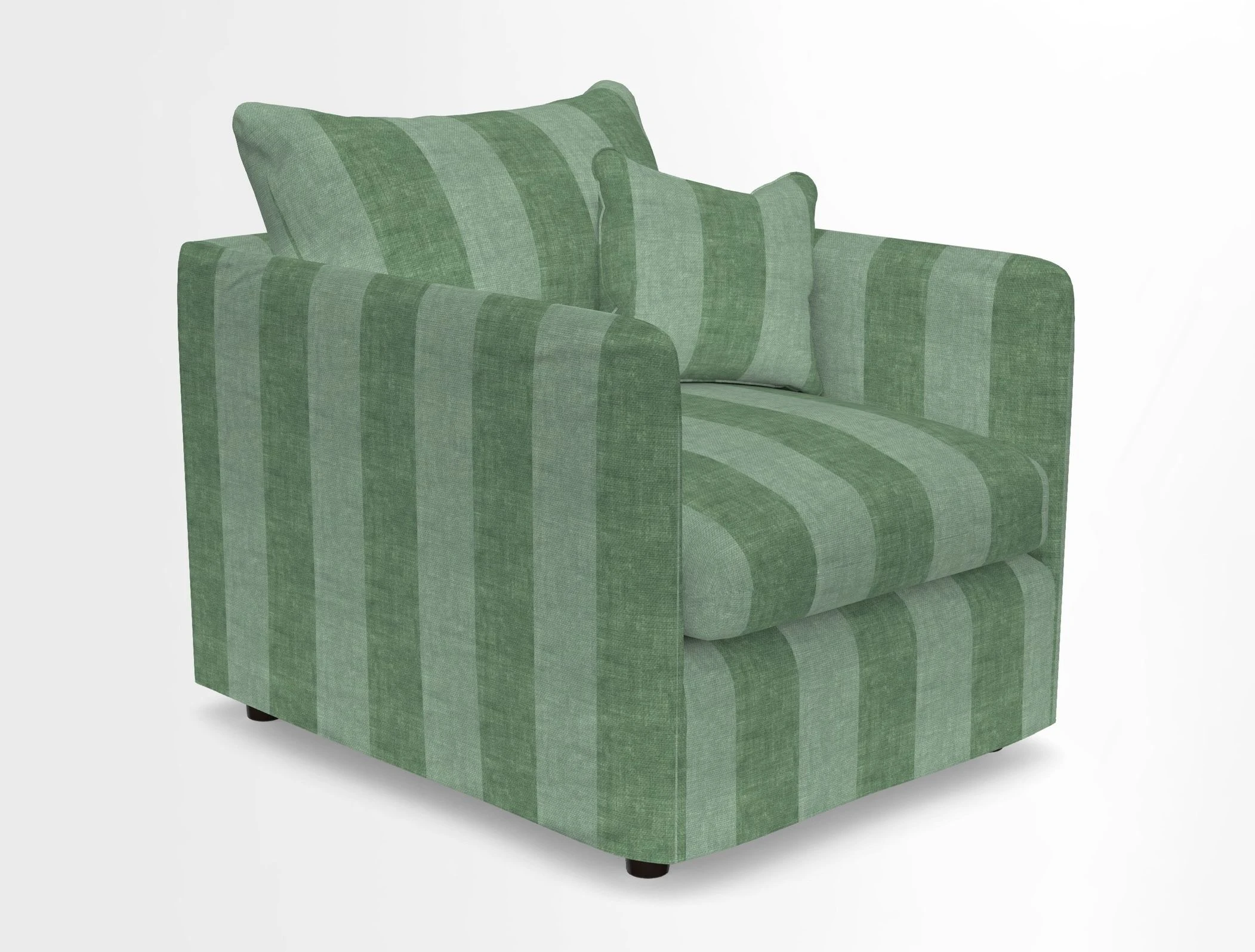 Madehurst Chair in Two Tone Plain Biscuit. Loose cover option available