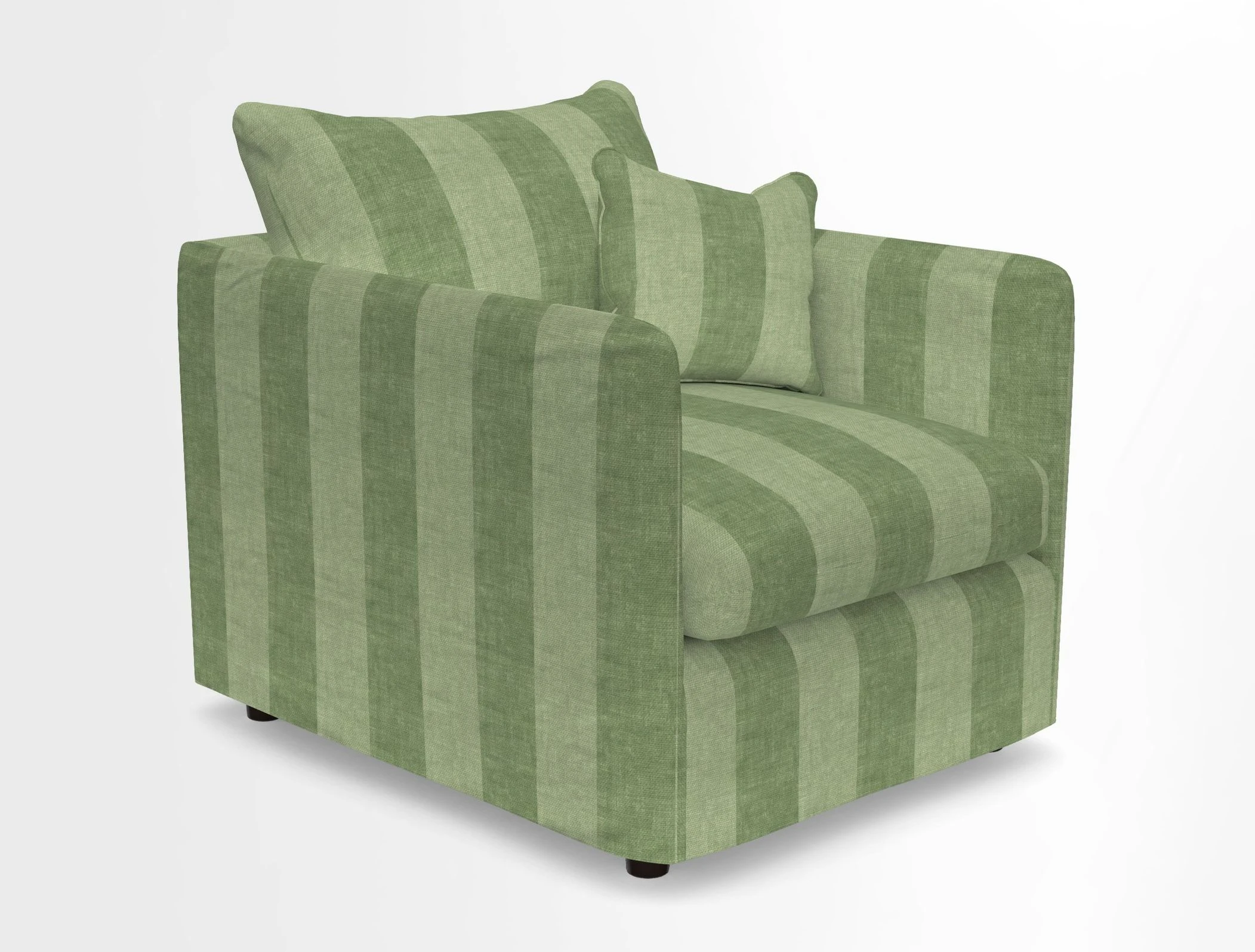 Madehurst Chair in Two Tone Plain Biscuit. Loose cover option available