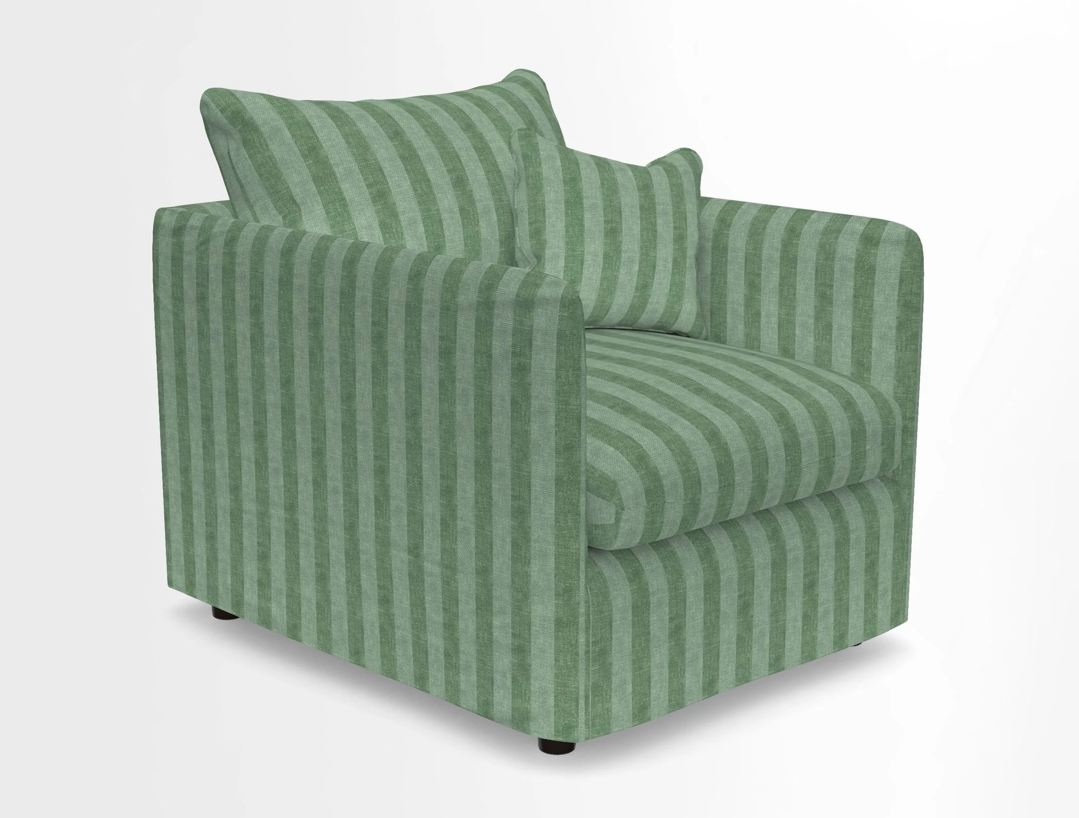 Madehurst Chair in Two Tone Plain Biscuit. Loose cover option available