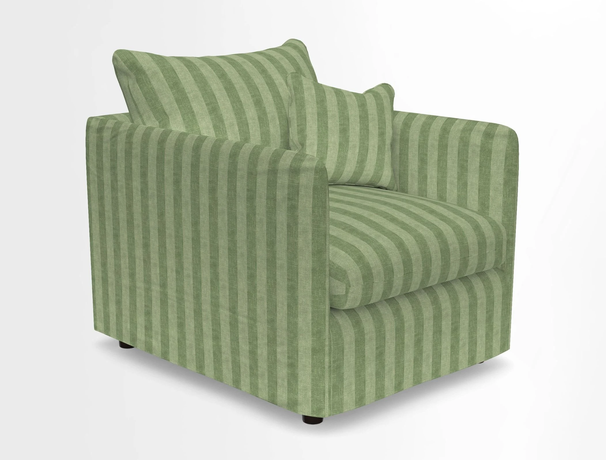 Madehurst Chair in Two Tone Plain Biscuit. Loose cover option available