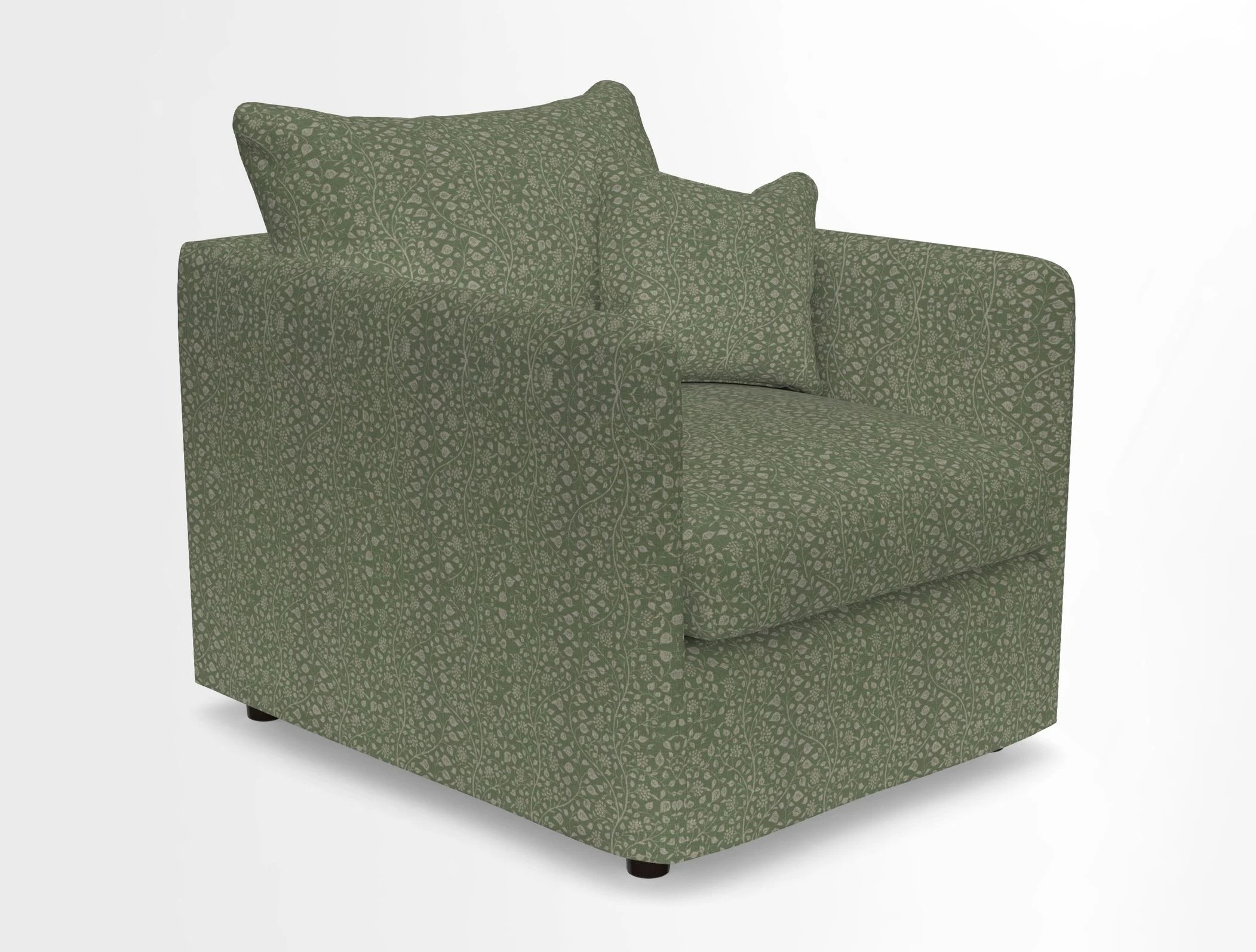 Madehurst Chair in Two Tone Plain Biscuit. Loose cover option available