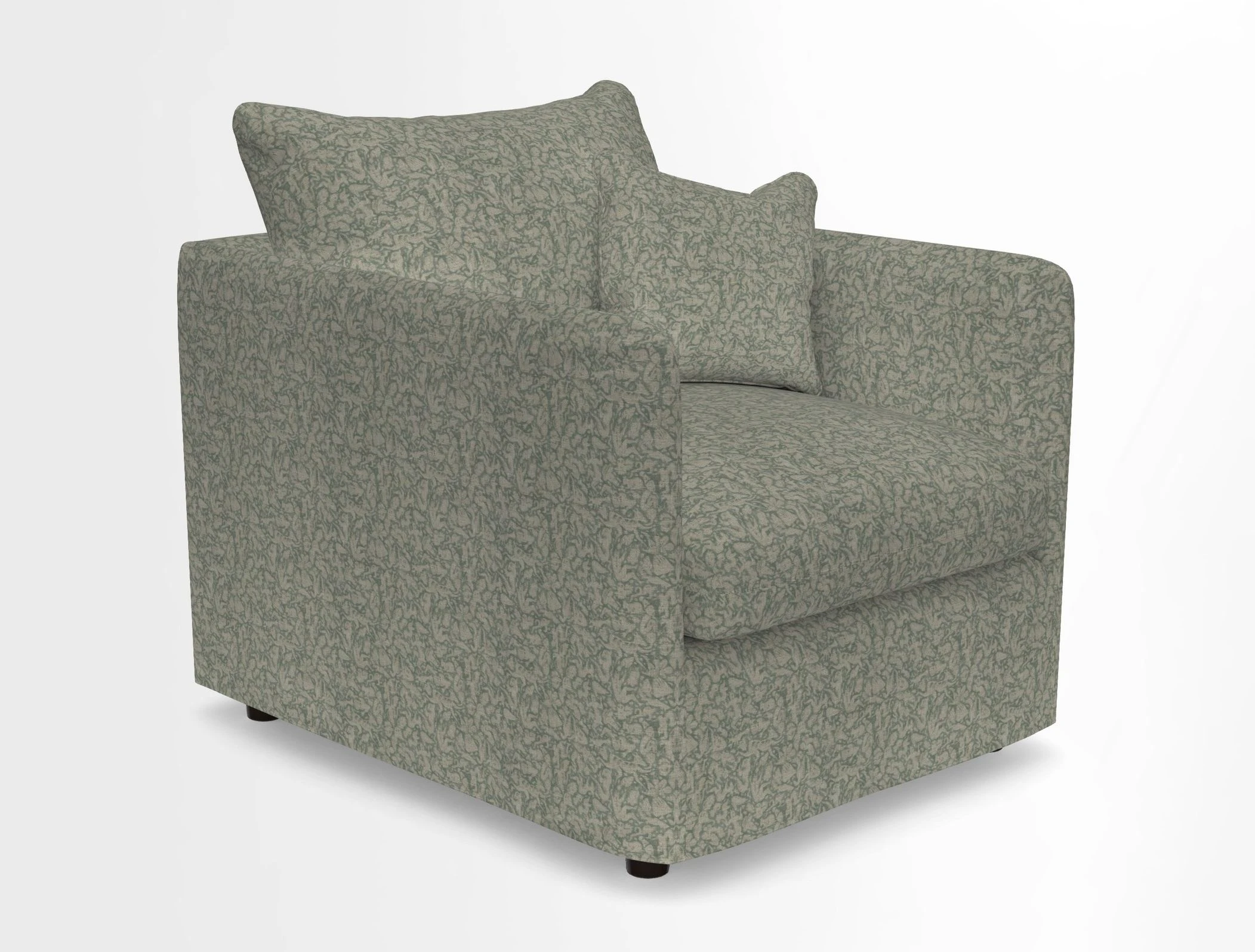 Madehurst Chair in Two Tone Plain Biscuit. Loose cover option available