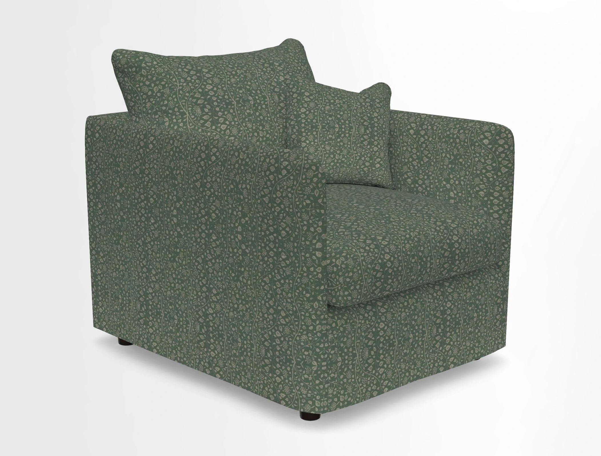 Madehurst Chair in Two Tone Plain Biscuit. Loose cover option available