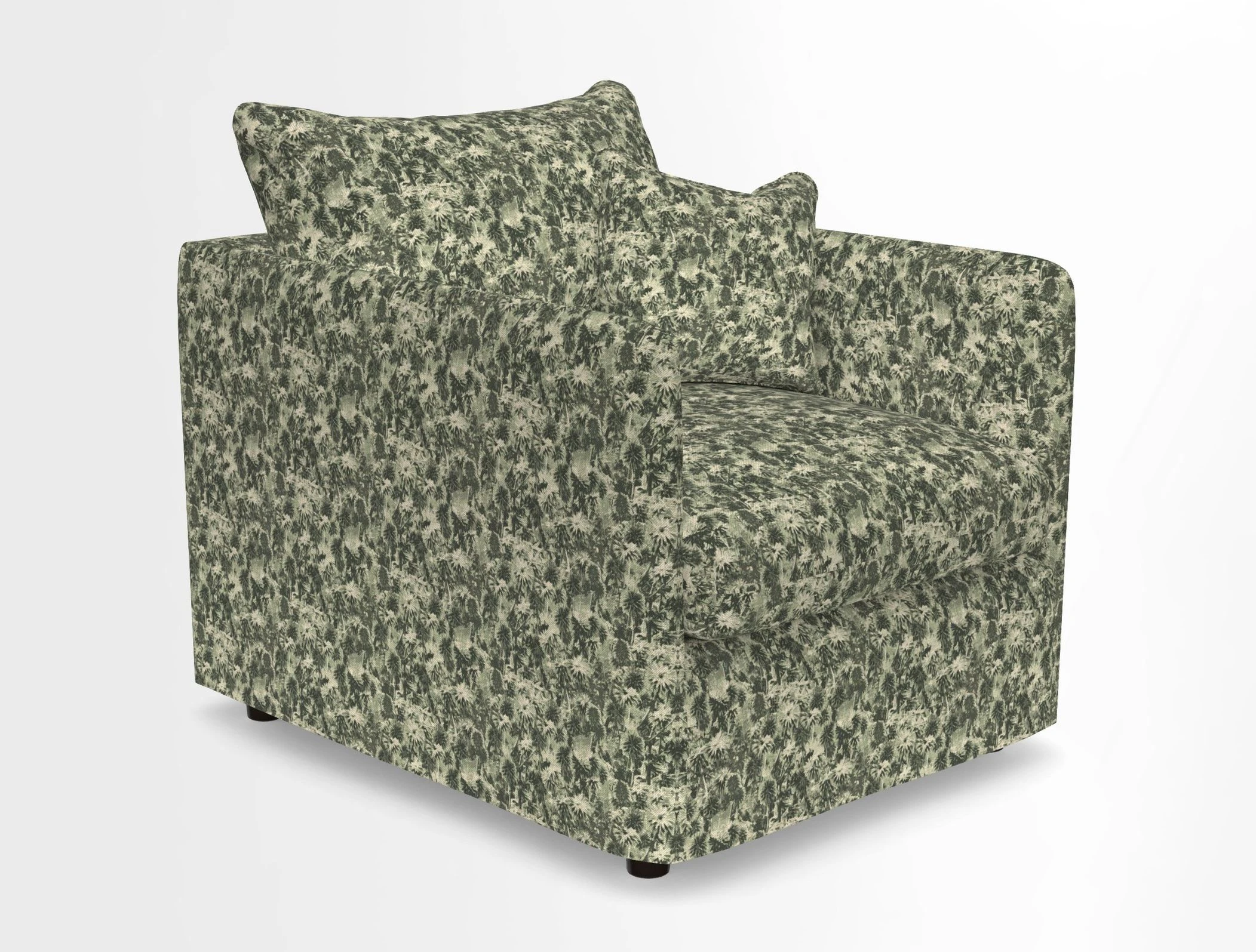 Madehurst Chair in Two Tone Plain Biscuit. Loose cover option available