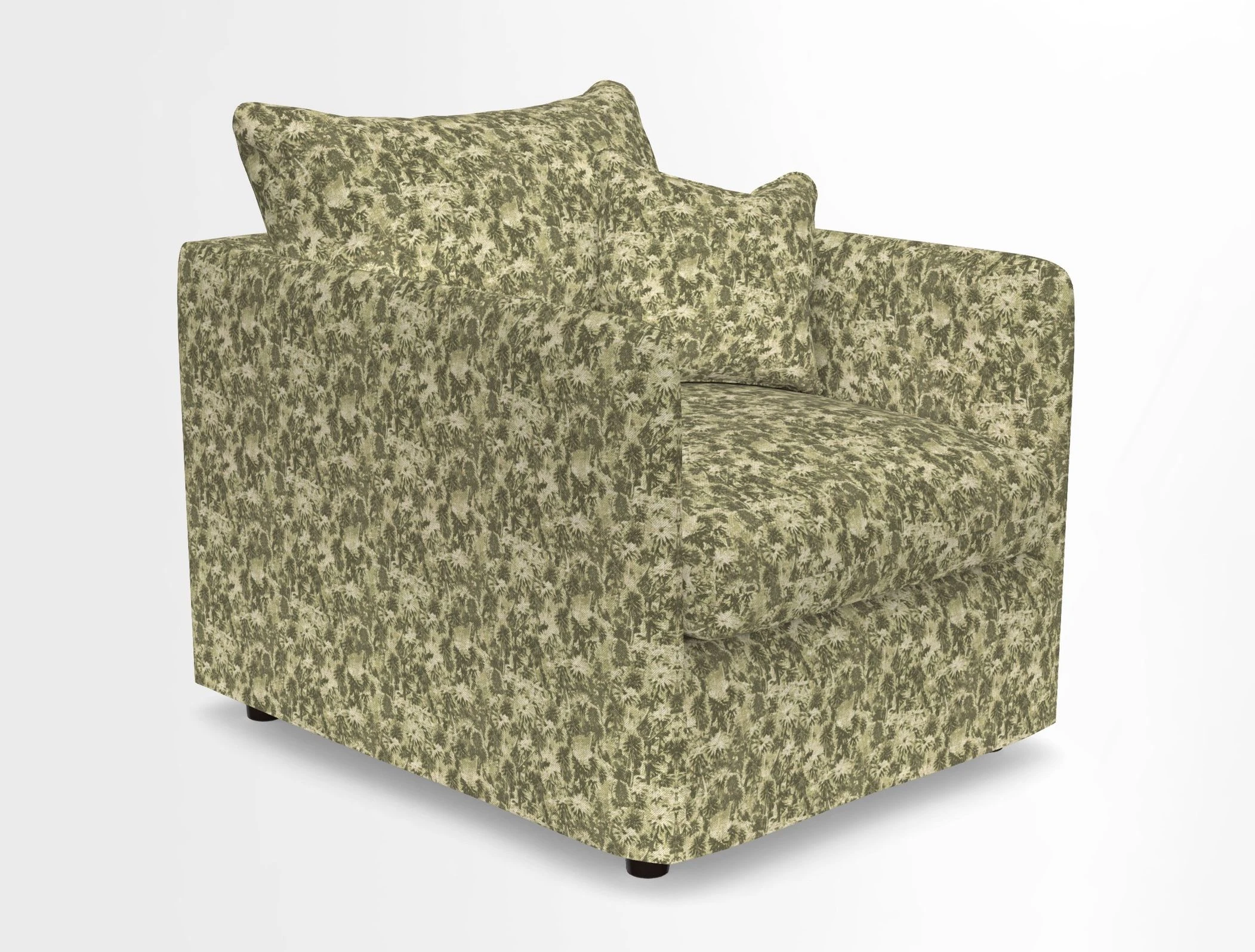 Madehurst Chair in Two Tone Plain Biscuit. Loose cover option available