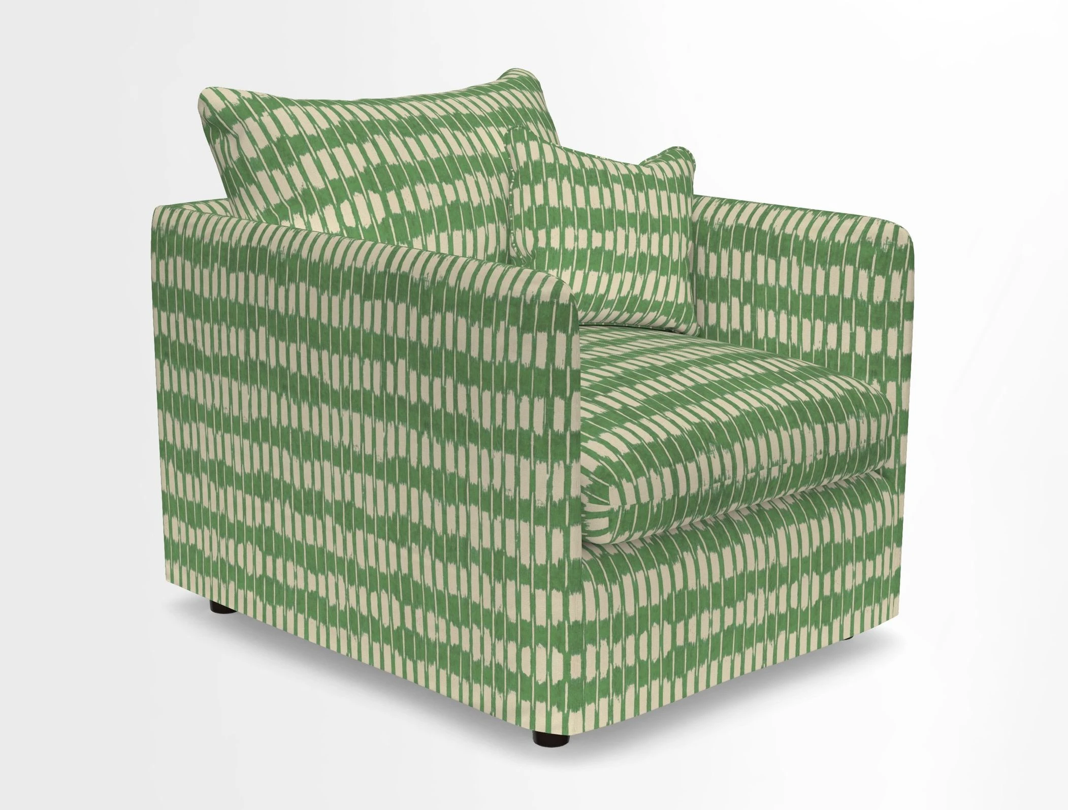 Madehurst Chair in Two Tone Plain Biscuit. Loose cover option available