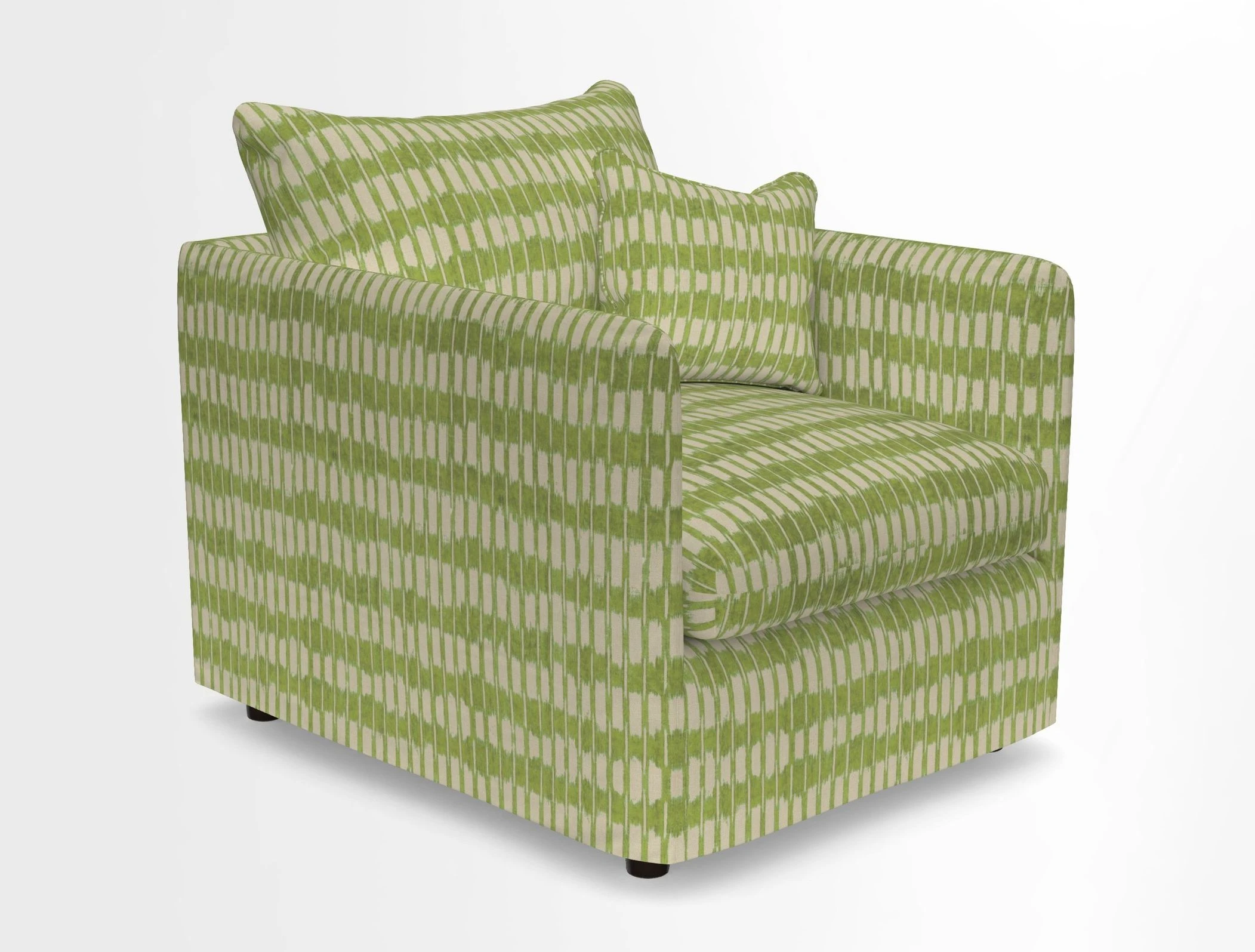 Madehurst Chair in Two Tone Plain Biscuit. Loose cover option available