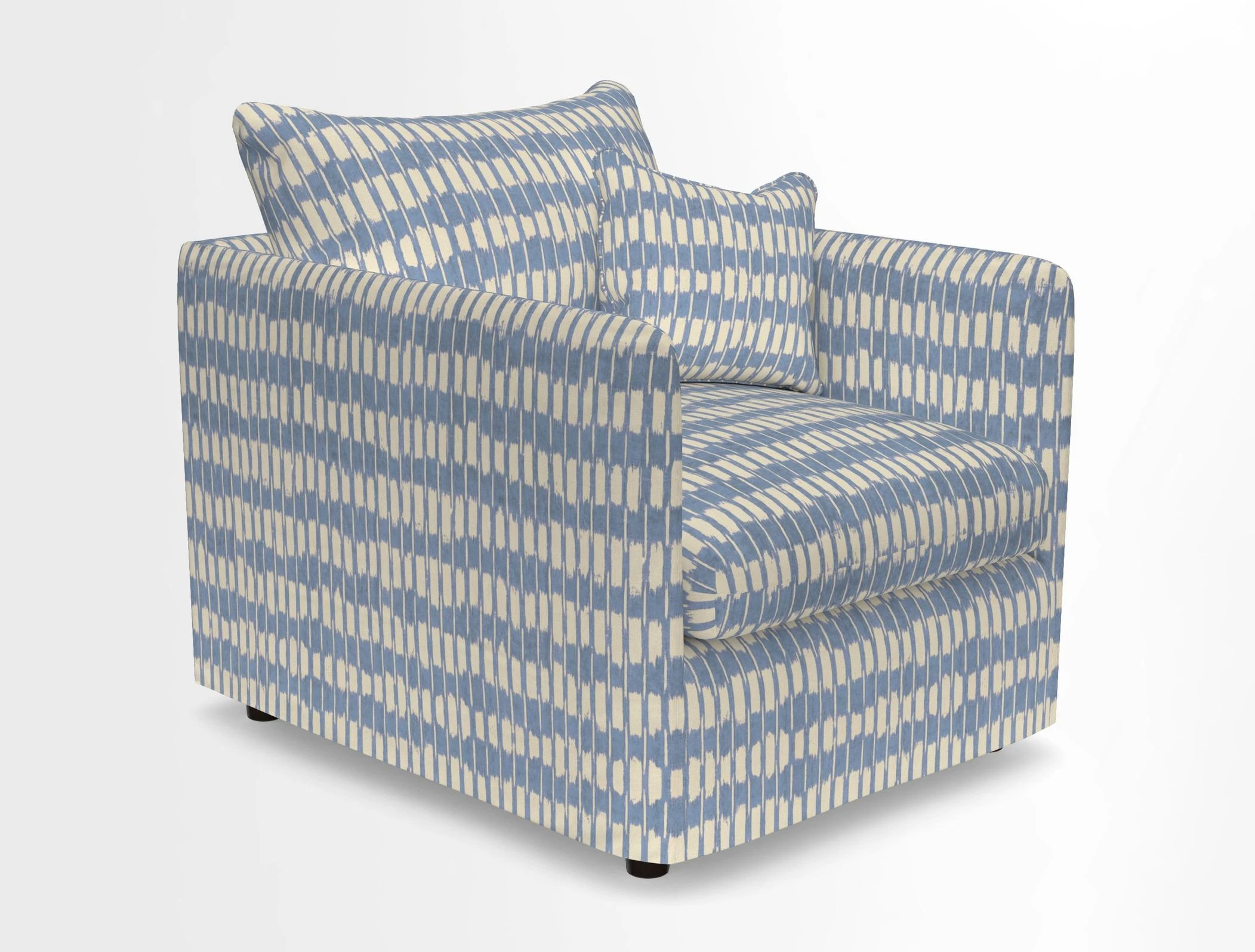 Madehurst Chair in Two Tone Plain Biscuit. Loose cover option available