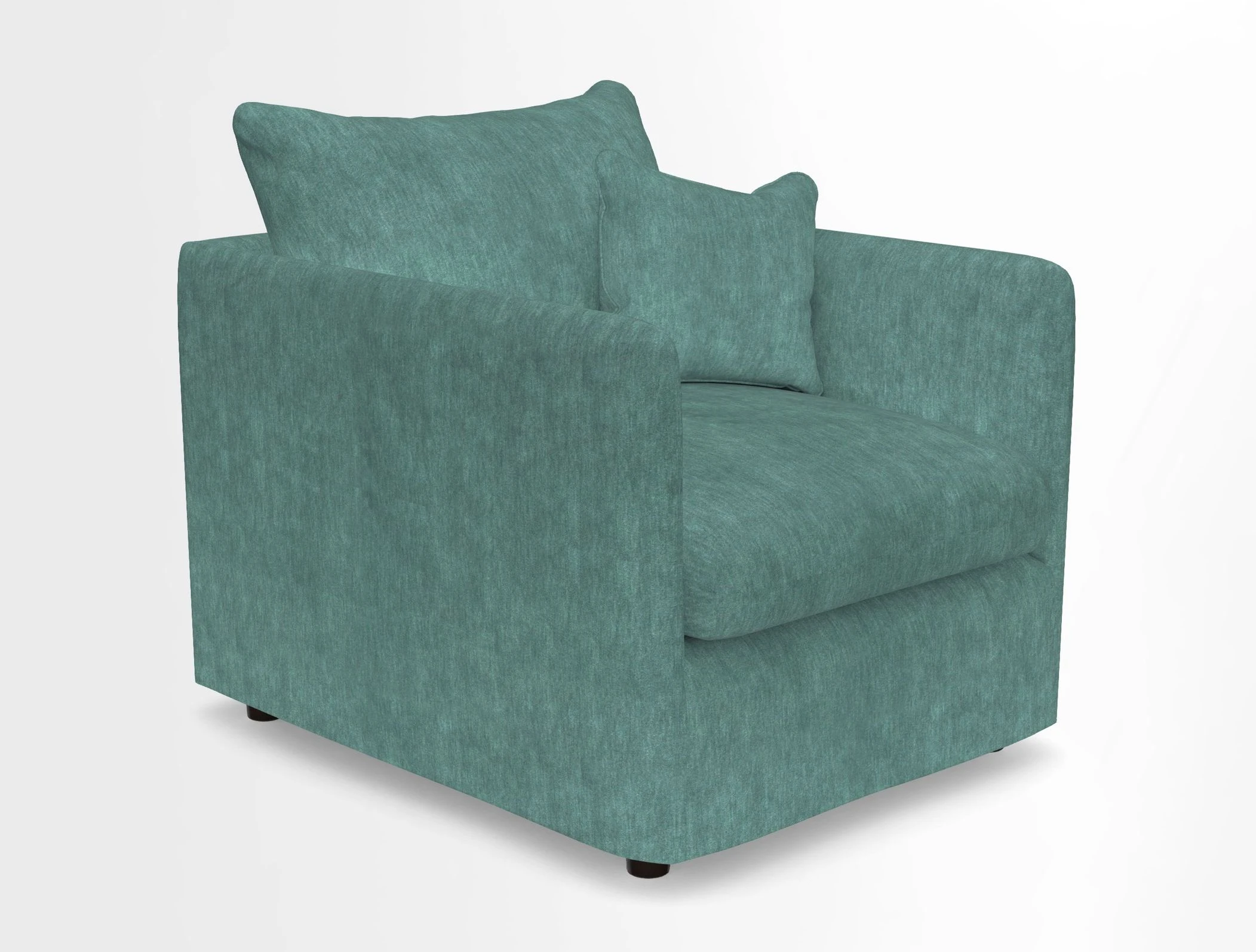 Madehurst Chair in Two Tone Plain Biscuit. Loose cover option available