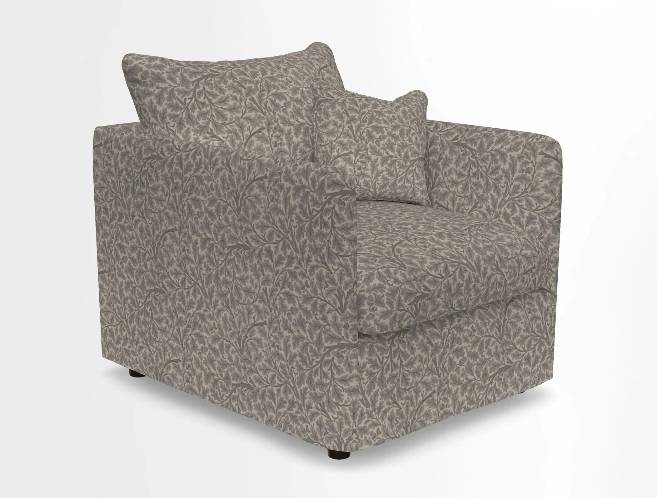 Madehurst Chair in Two Tone Plain Biscuit. Loose cover option available