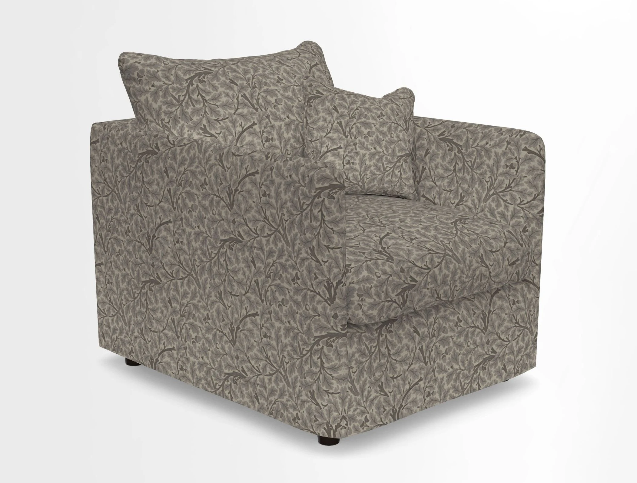 Madehurst Chair in Two Tone Plain Biscuit. Loose cover option available