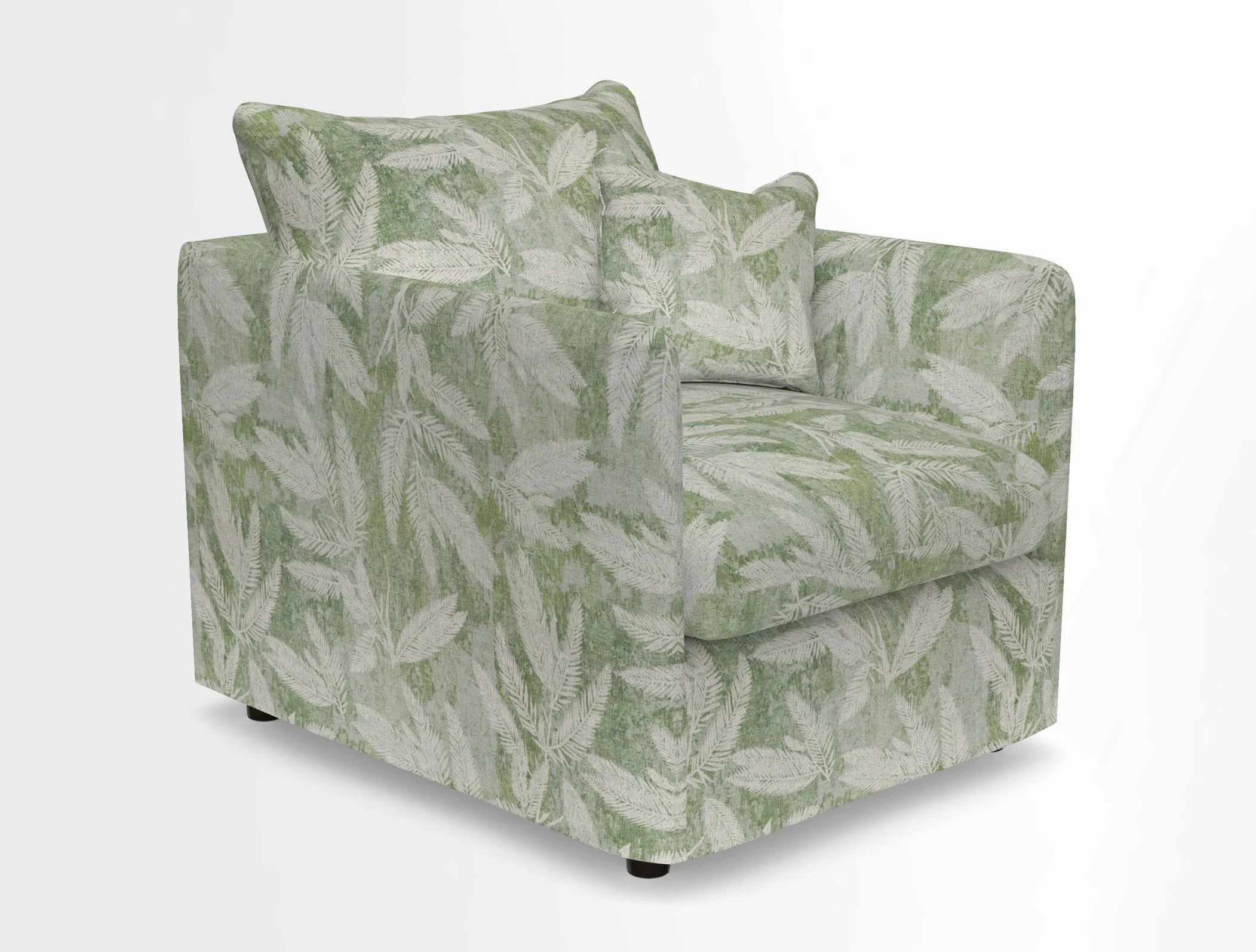 Madehurst Chair in Two Tone Plain Biscuit. Loose cover option available