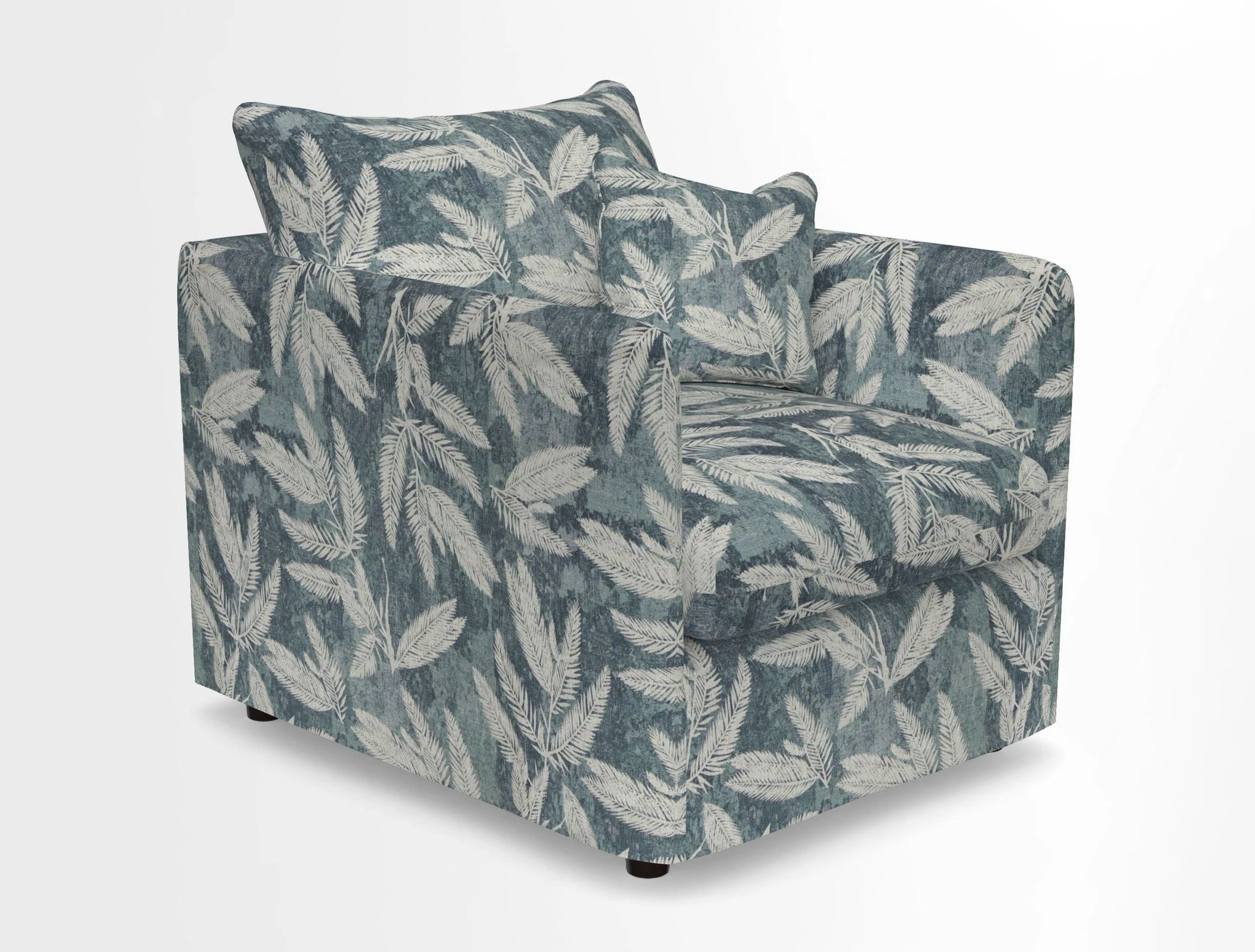 Madehurst Chair in Two Tone Plain Biscuit. Loose cover option available