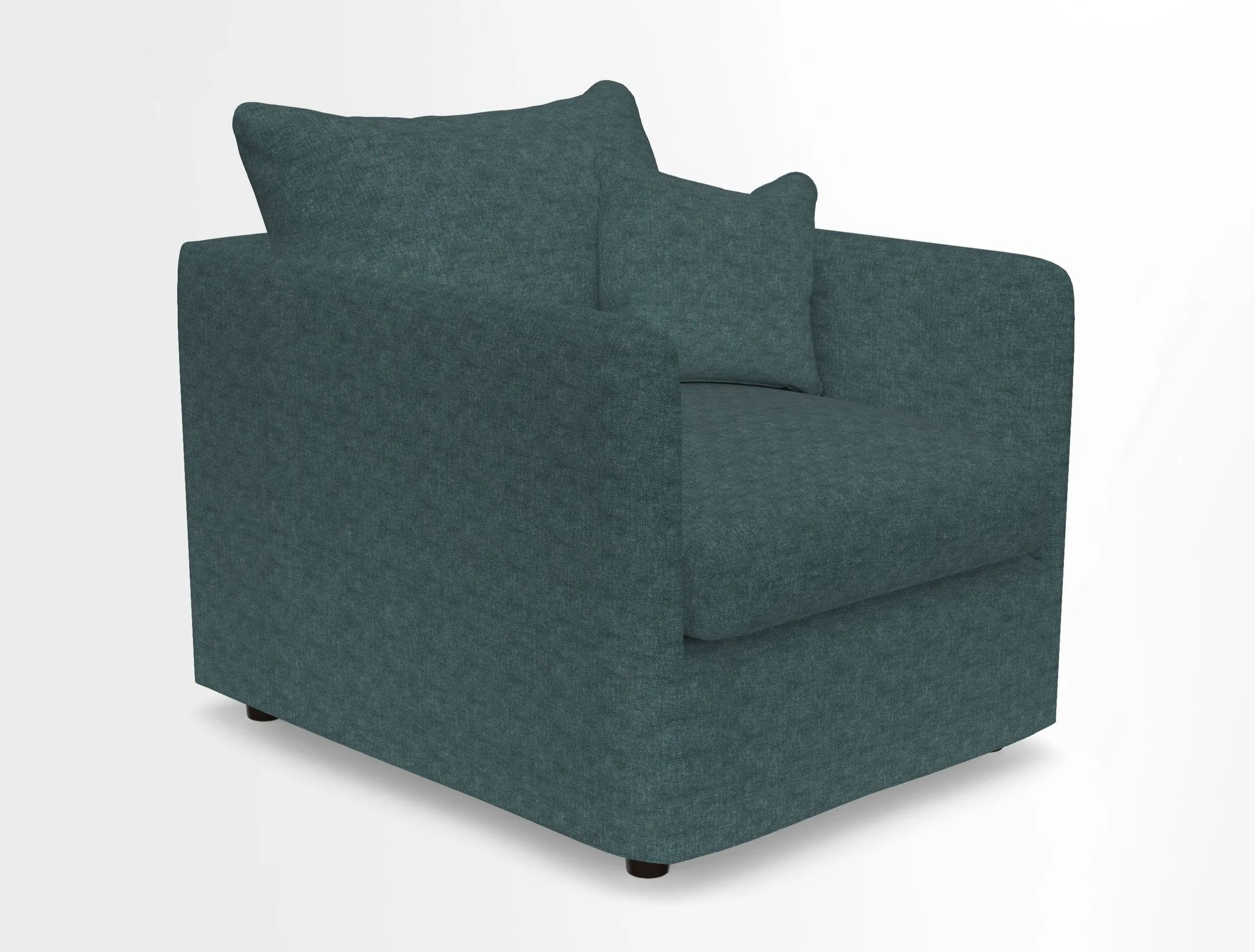 Madehurst Chair in Two Tone Plain Biscuit. Loose cover option available