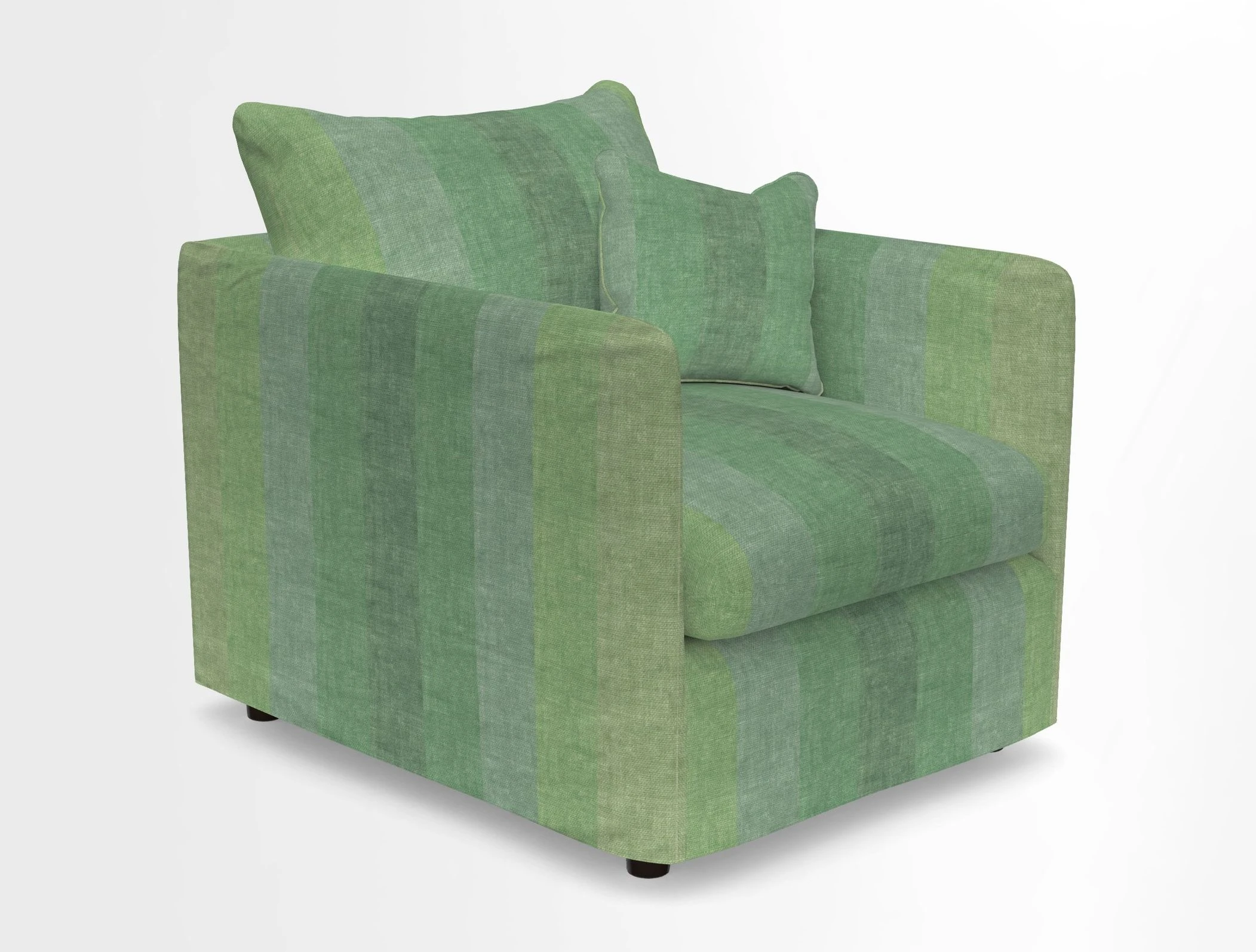 Madehurst Chair in Two Tone Plain Biscuit. Loose cover option available