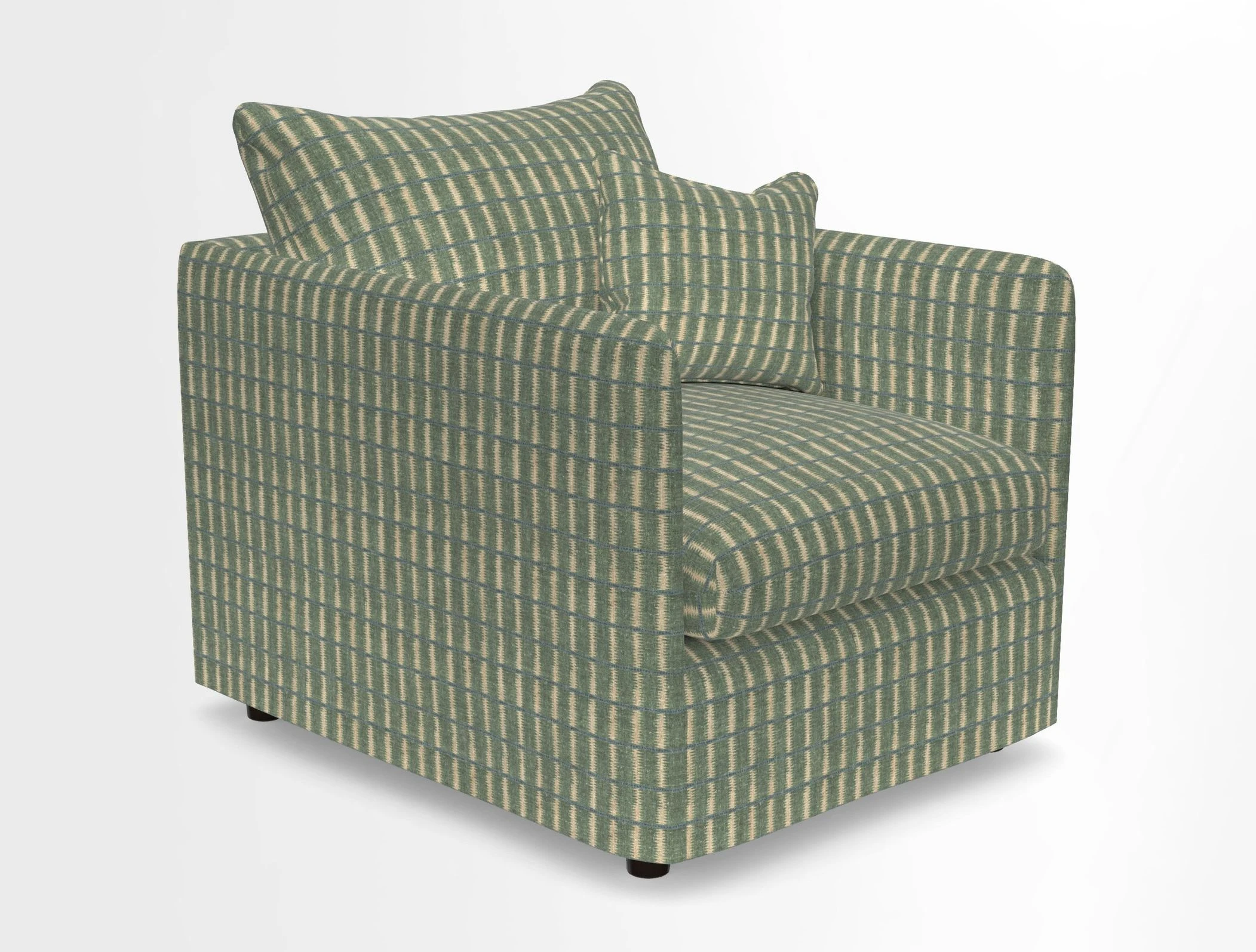 Madehurst Chair in Two Tone Plain Biscuit. Loose cover option available