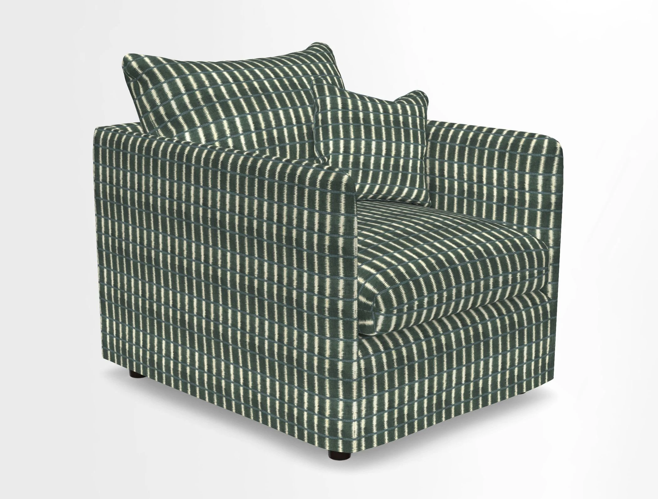 Madehurst Chair in Two Tone Plain Biscuit. Loose cover option available