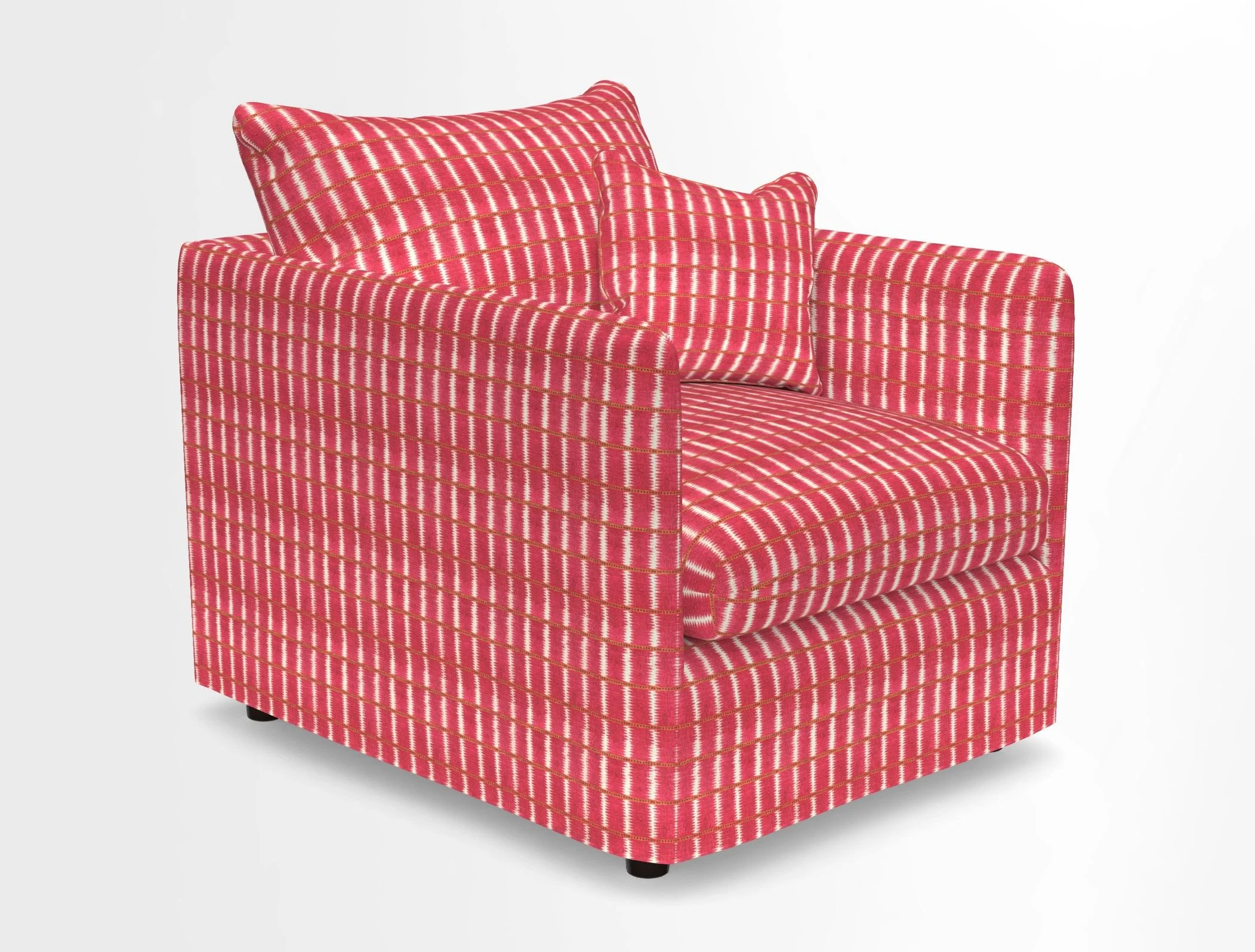Madehurst Chair in Two Tone Plain Biscuit. Loose cover option available