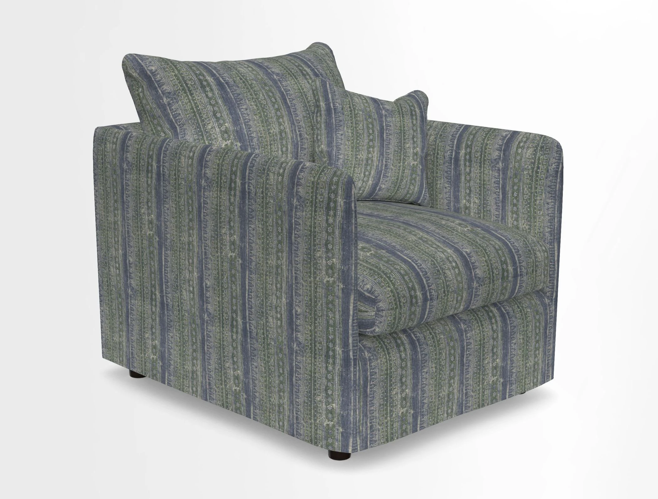Madehurst Chair in Two Tone Plain Biscuit. Loose cover option available