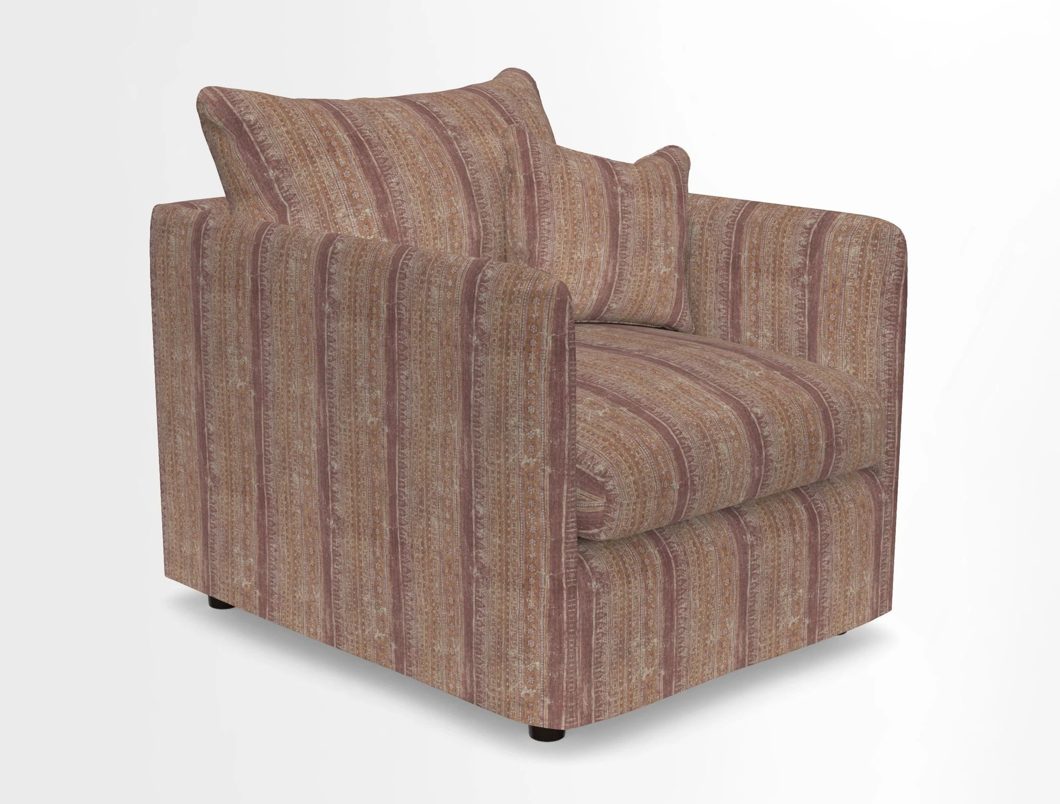 Madehurst Chair in Two Tone Plain Biscuit. Loose cover option available
