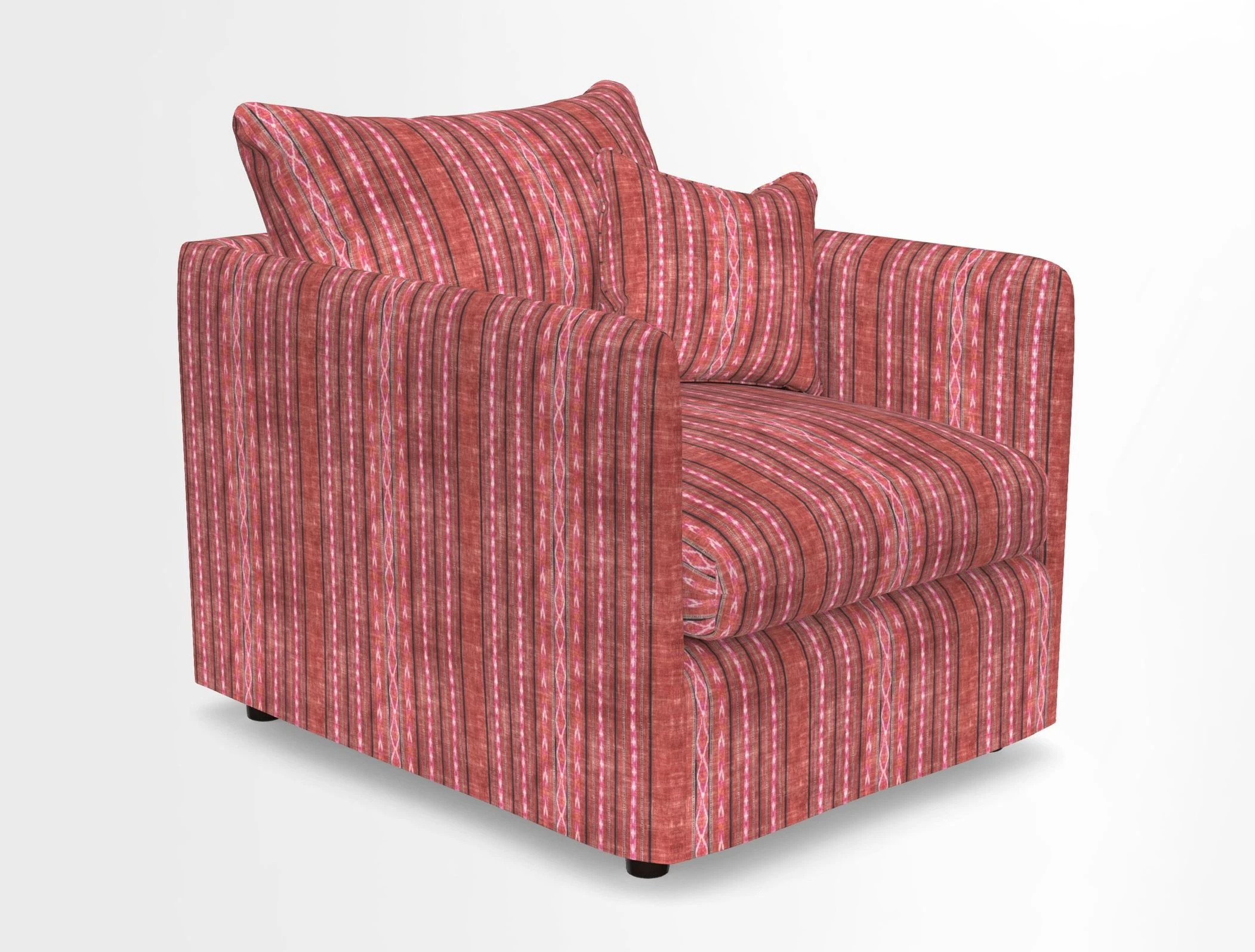 Madehurst Chair in Two Tone Plain Biscuit. Loose cover option available