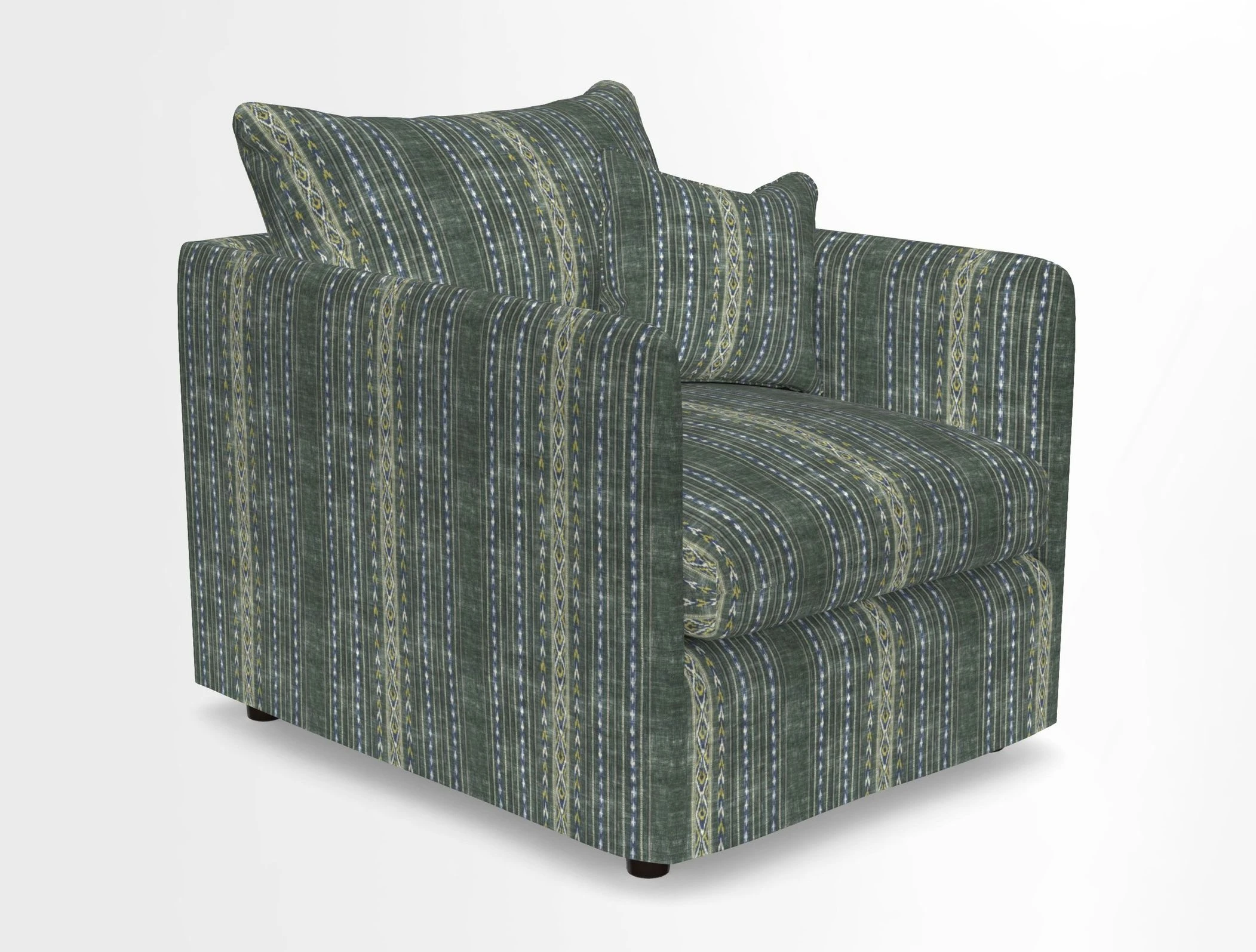 Madehurst Chair in Two Tone Plain Biscuit. Loose cover option available